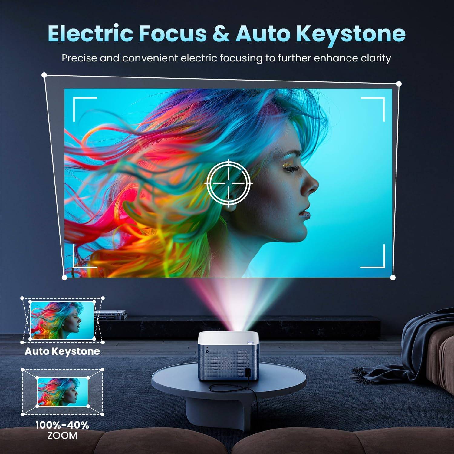 Smart Projector 4K Upgraded Native 1920 * 1080P - photo 3