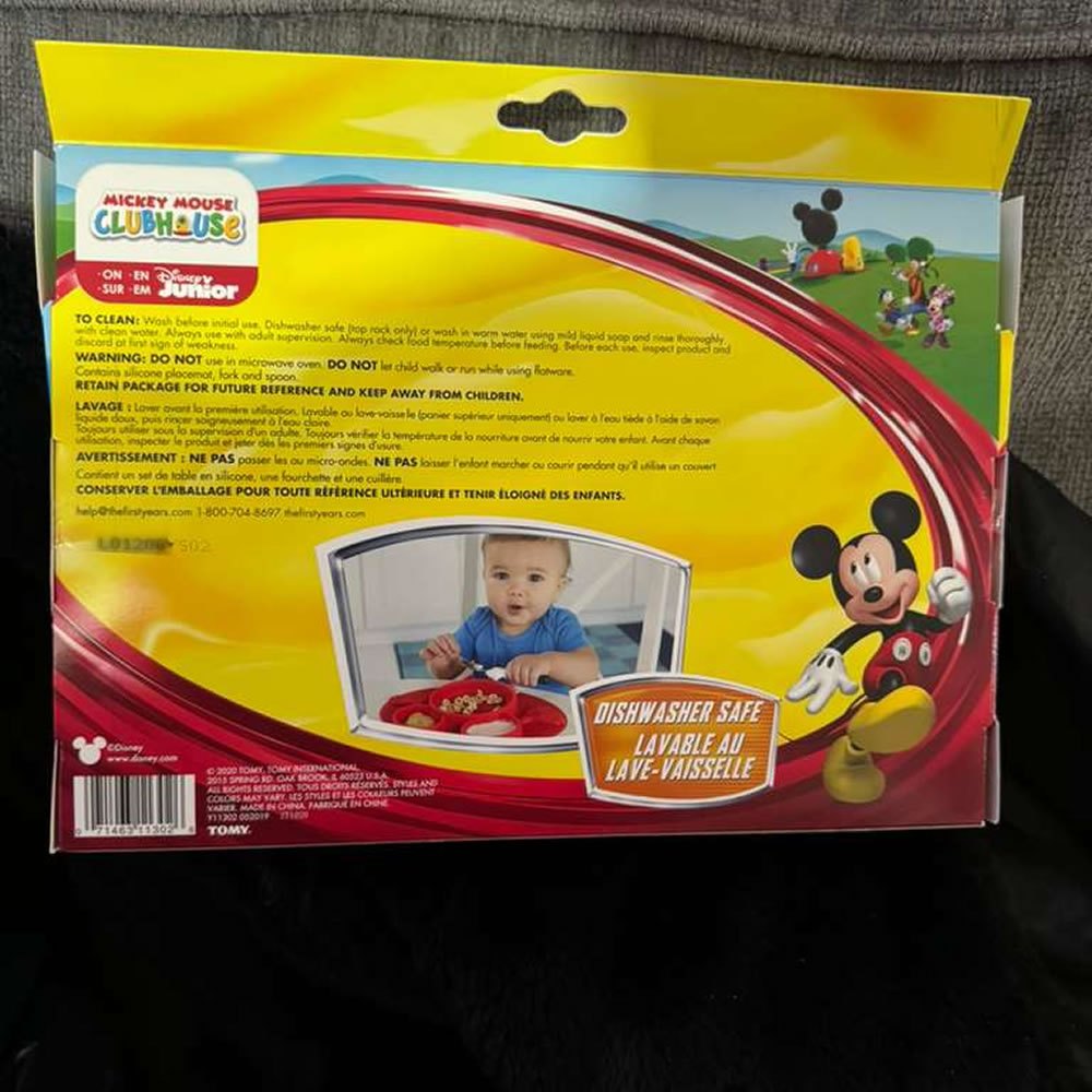 The First Years Disney Mickey Mouse 3-Piece Mealtime Set - photo 2