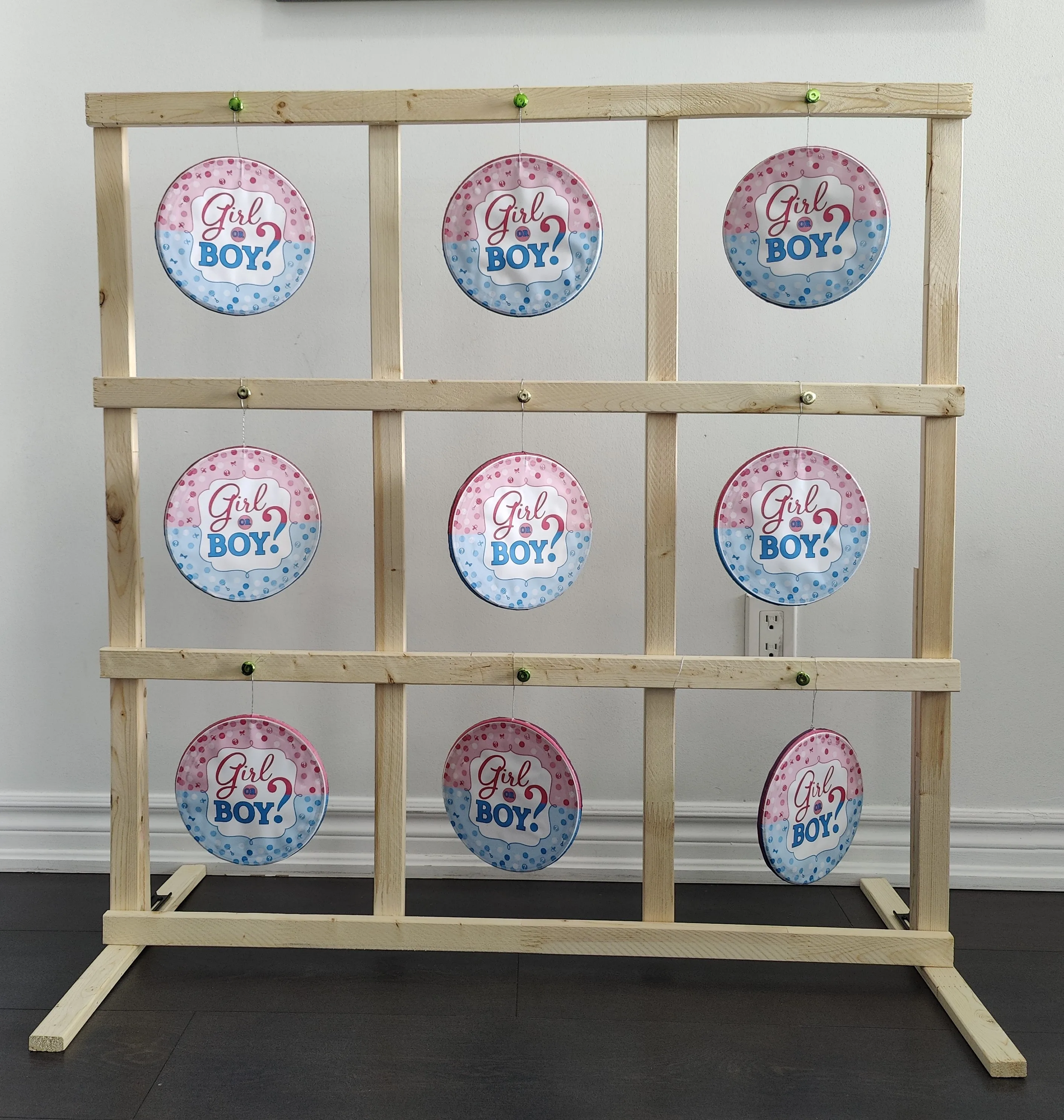 Gender Reveal Tic Tac Toe game, Baby Shower
