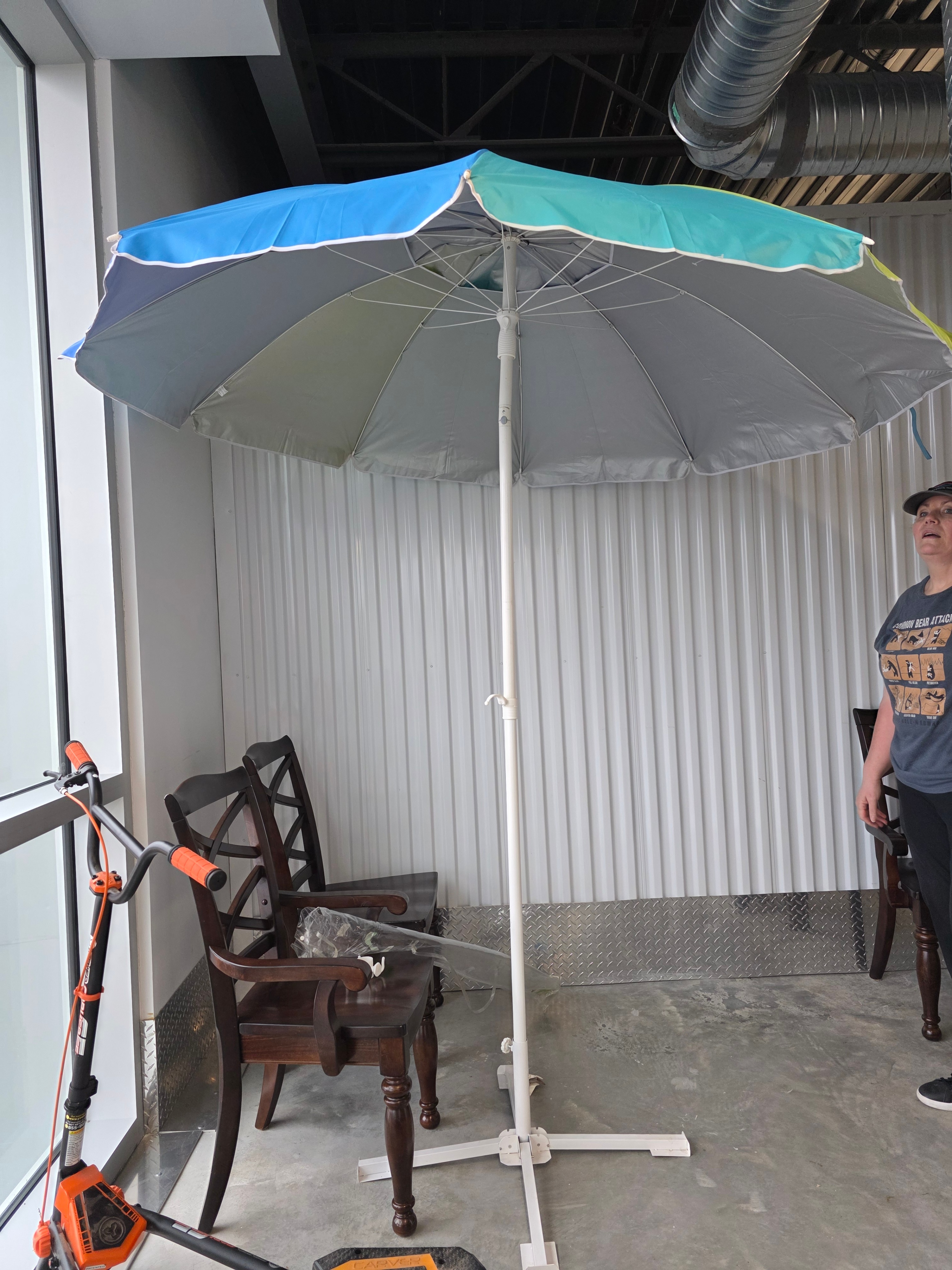 Large Beach/Picnic Umbrella (portable with stand/feet & Case) - photo 5