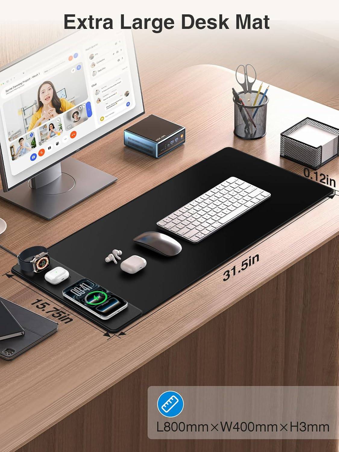 New Wireless Charging Mouse Pad (31.5x15.8") - photo 3