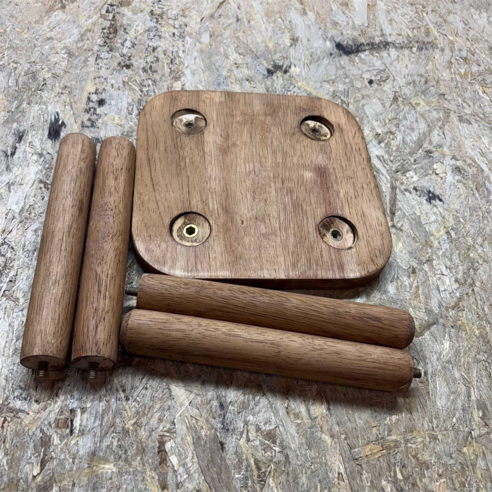 YOUEON 9 Inch Small Wooden Step Stool - photo 3