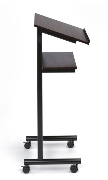 Wheeled Lectern with Storage Shelf - photo 2