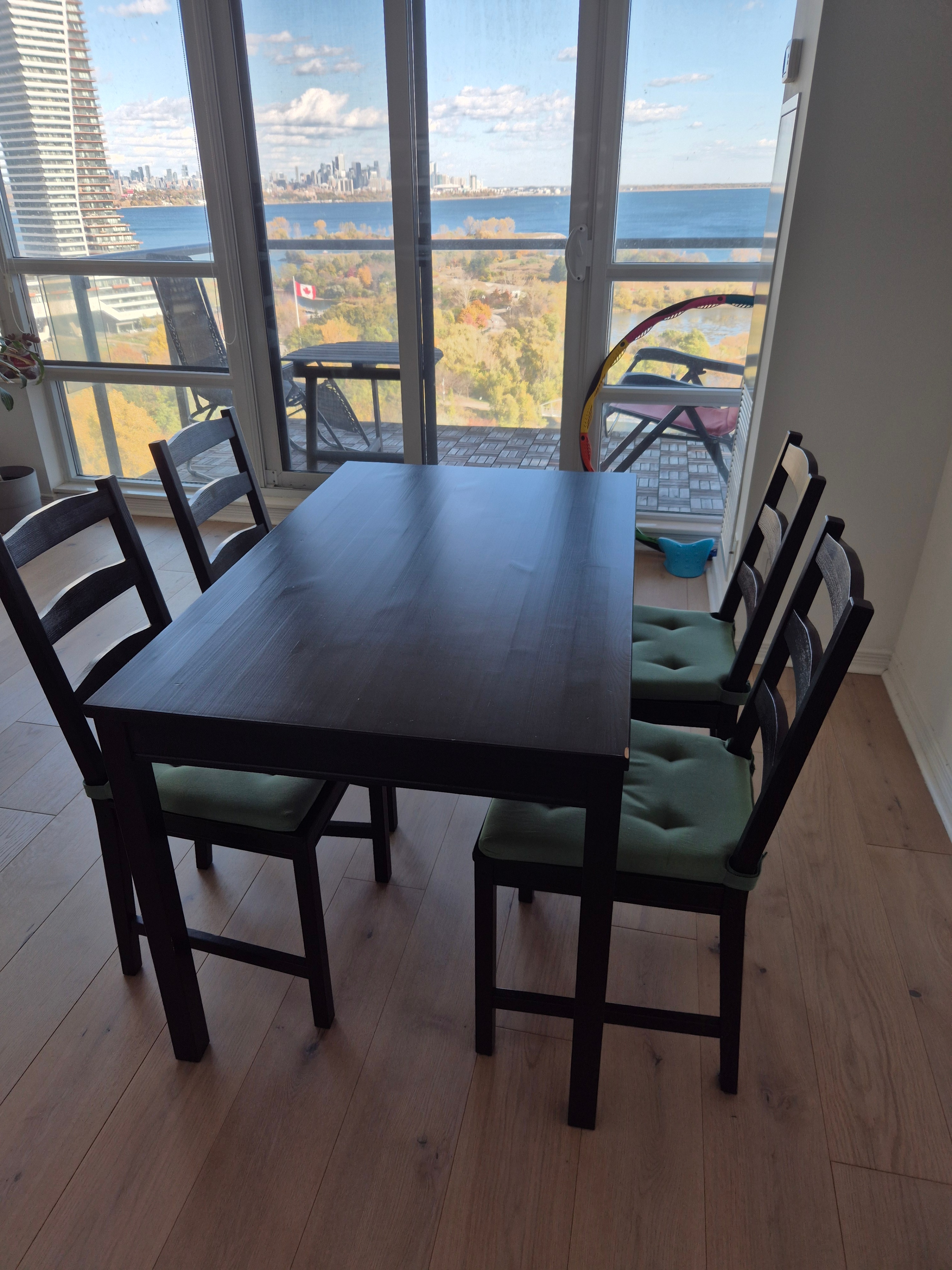 IKEA JOKKMOKK table + 4 chairs black-brown - photo 2