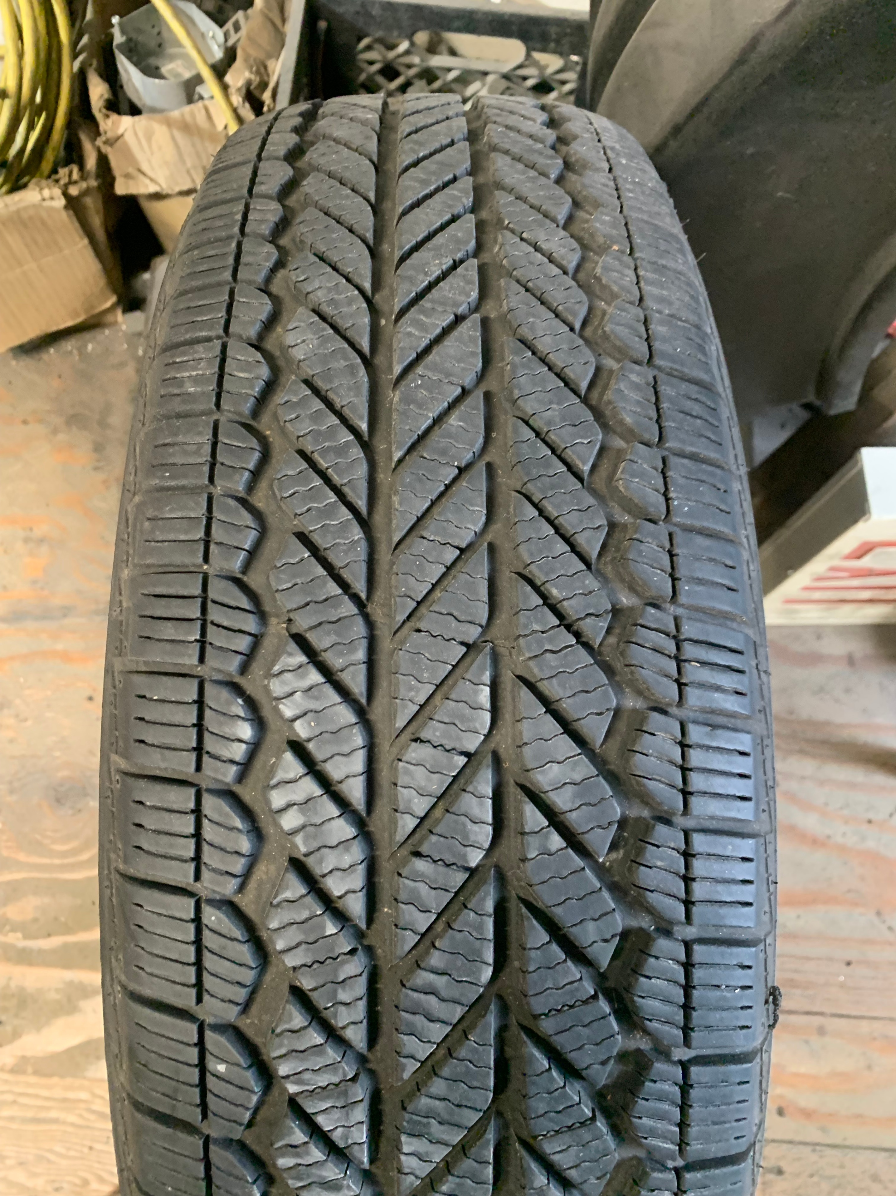 1 X single 225/65/17 M+S 102H Bridgestone Weatherpeak with 80%