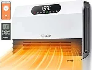 GiveBest Smart Wall Heater, 1500W Fast Heating Space Heater