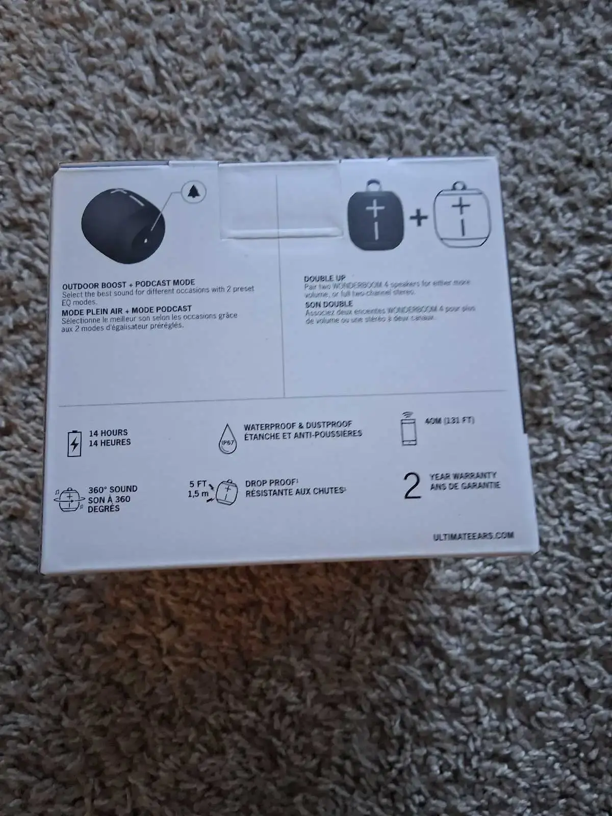 Brand new Ultimate Ears Wonderboom 4 (sealed box) - photo 3