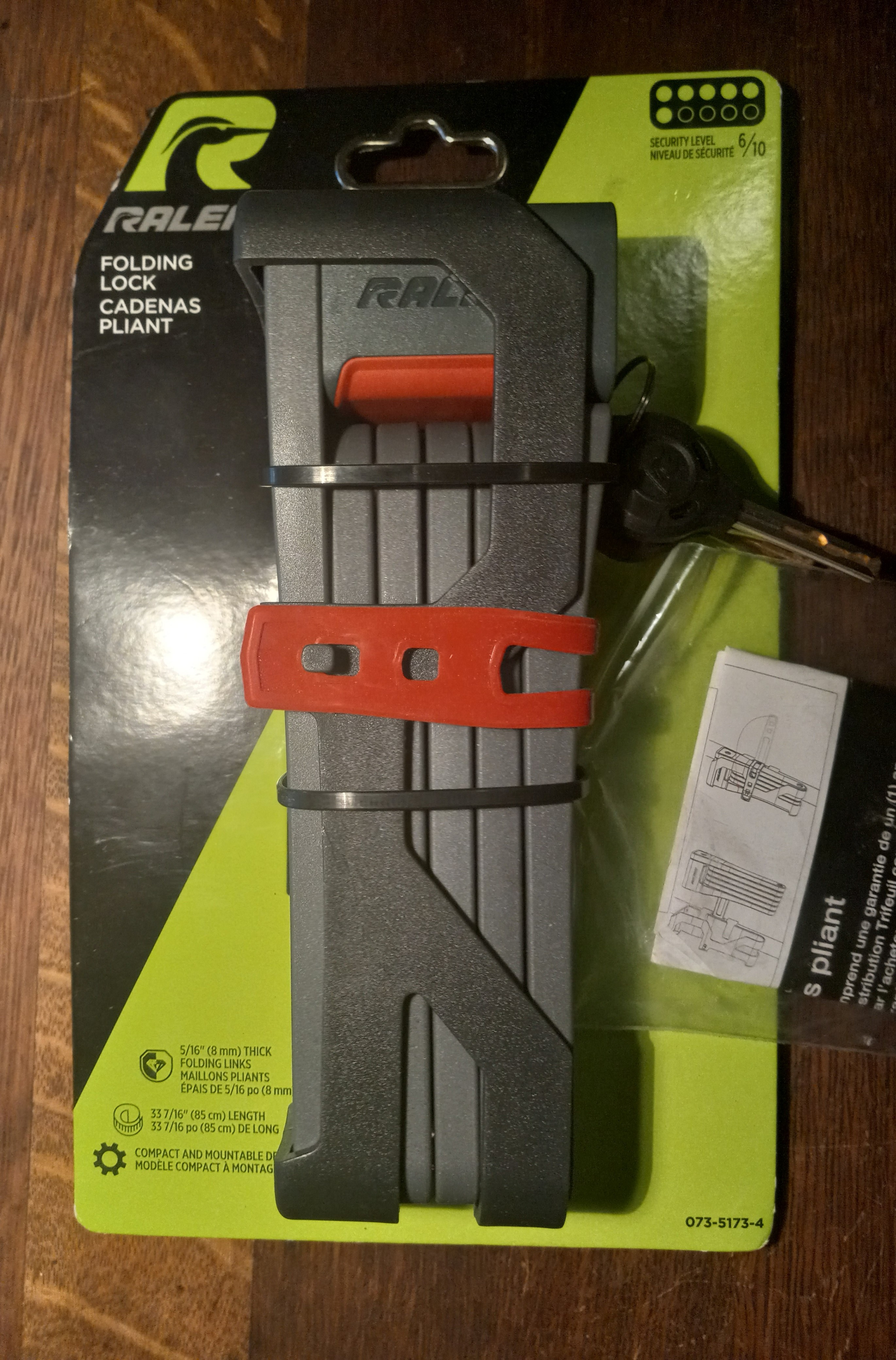 Raleigh Folding Bike Lock