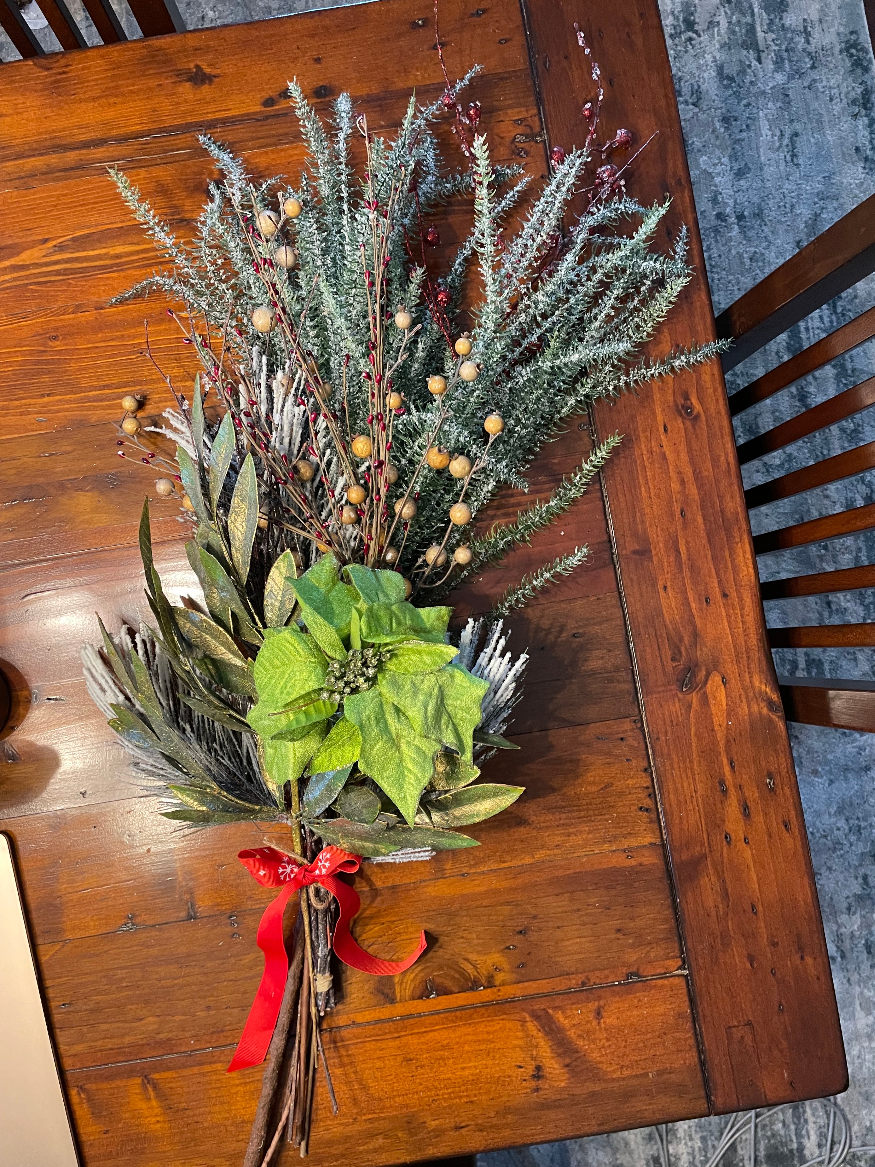 Winter/Holiday/Christmas Table Arrangements - photo 2