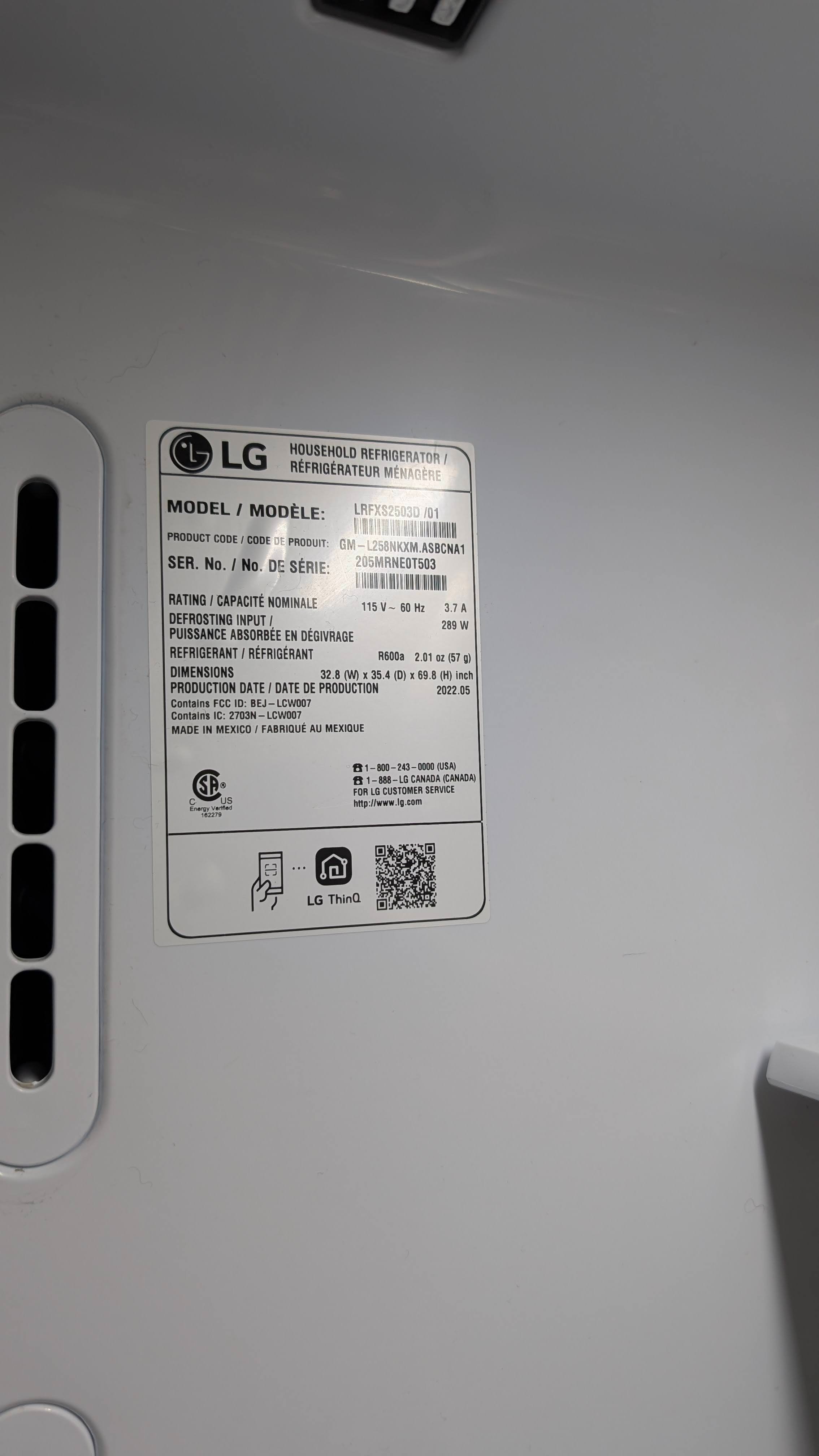 LG 33-inch French Door Fridge with Ice & Water Dispenser - photo 3