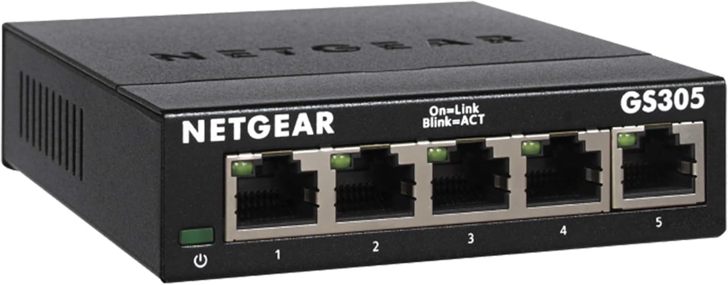 Netgear 5 port Gigabit  Ethernet Switch GS305