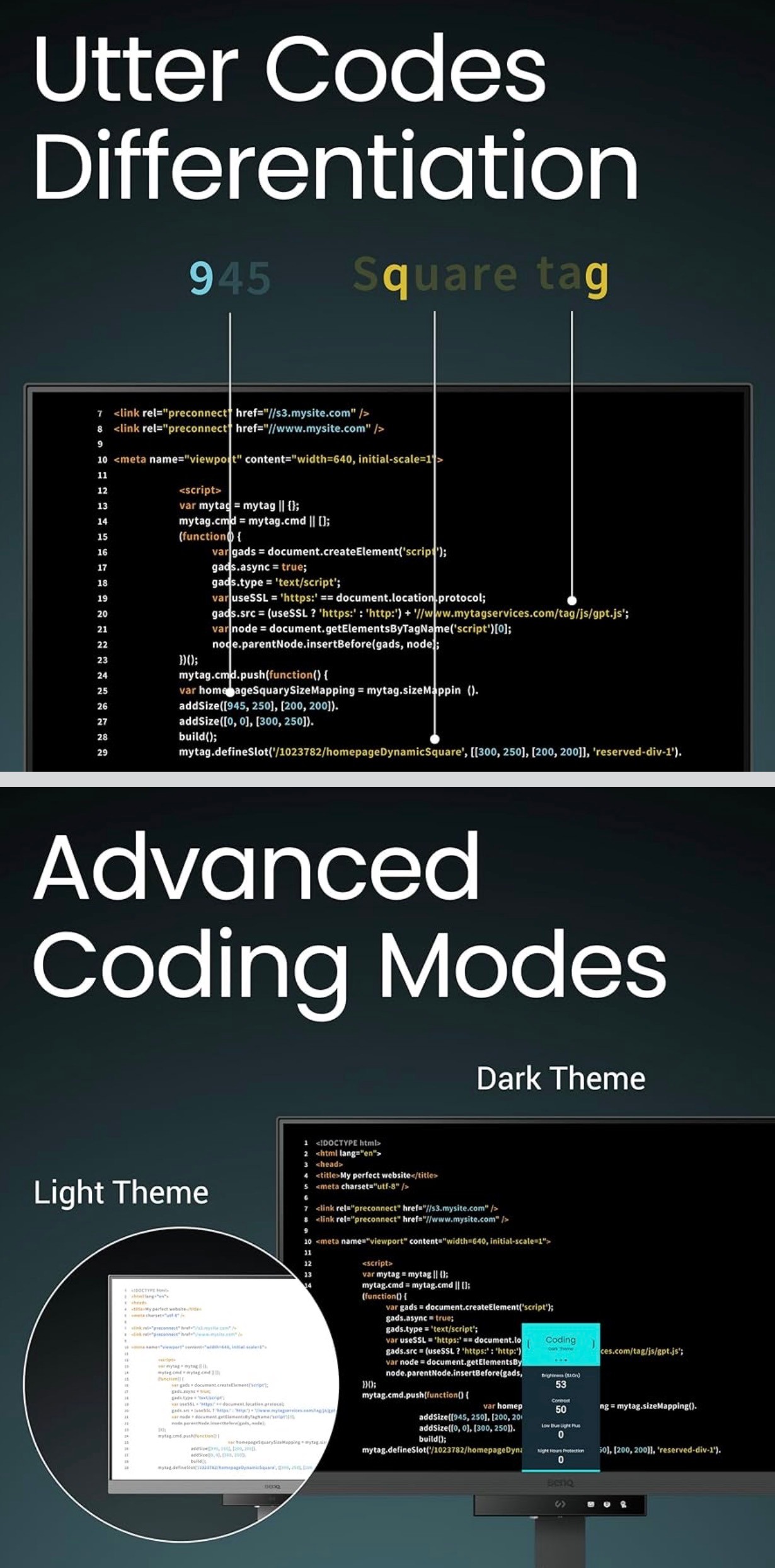 Programming Type-C Monitor, Advanced Coding Modes & HotKey, Ergo - photo 3
