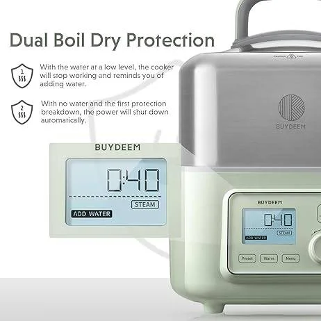 BUYDEEM G553 5-Quart Electric Food Steamer - New image indicator(2)