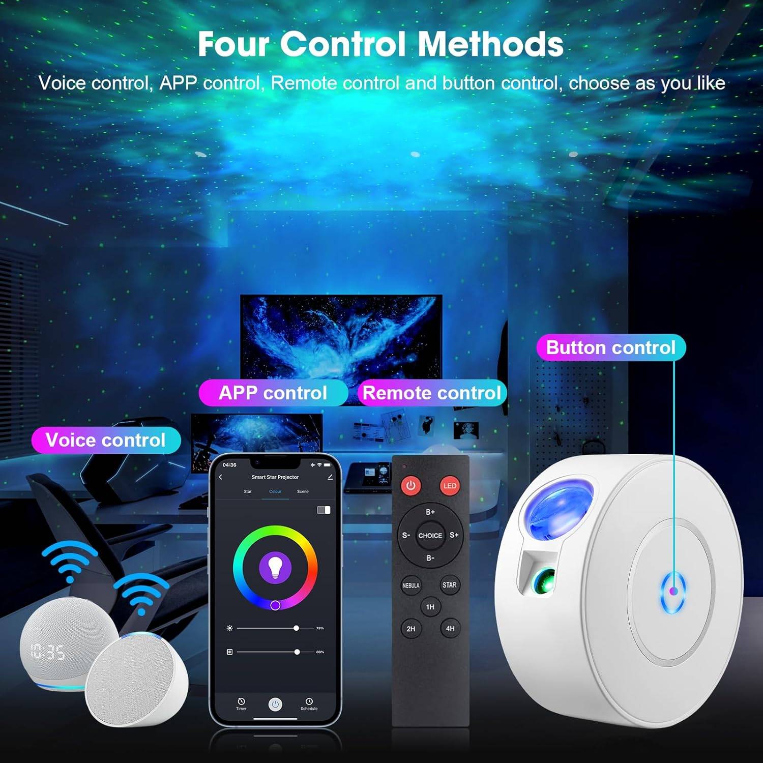 Smart Star Projector - Nebula Galaxy Projector (NEW) - photo 2