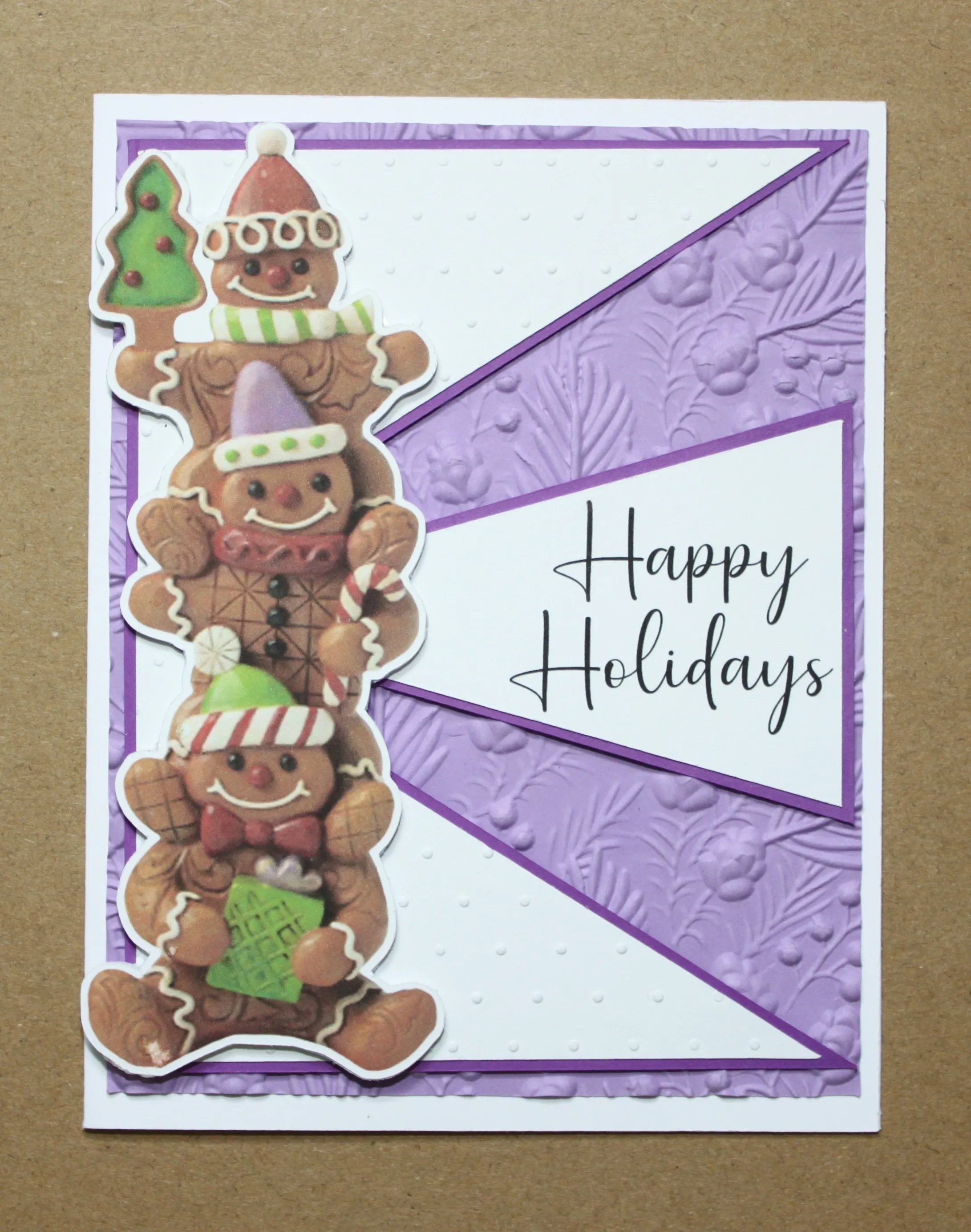 Christmas card - handmade - triangle framed image indicator(8)