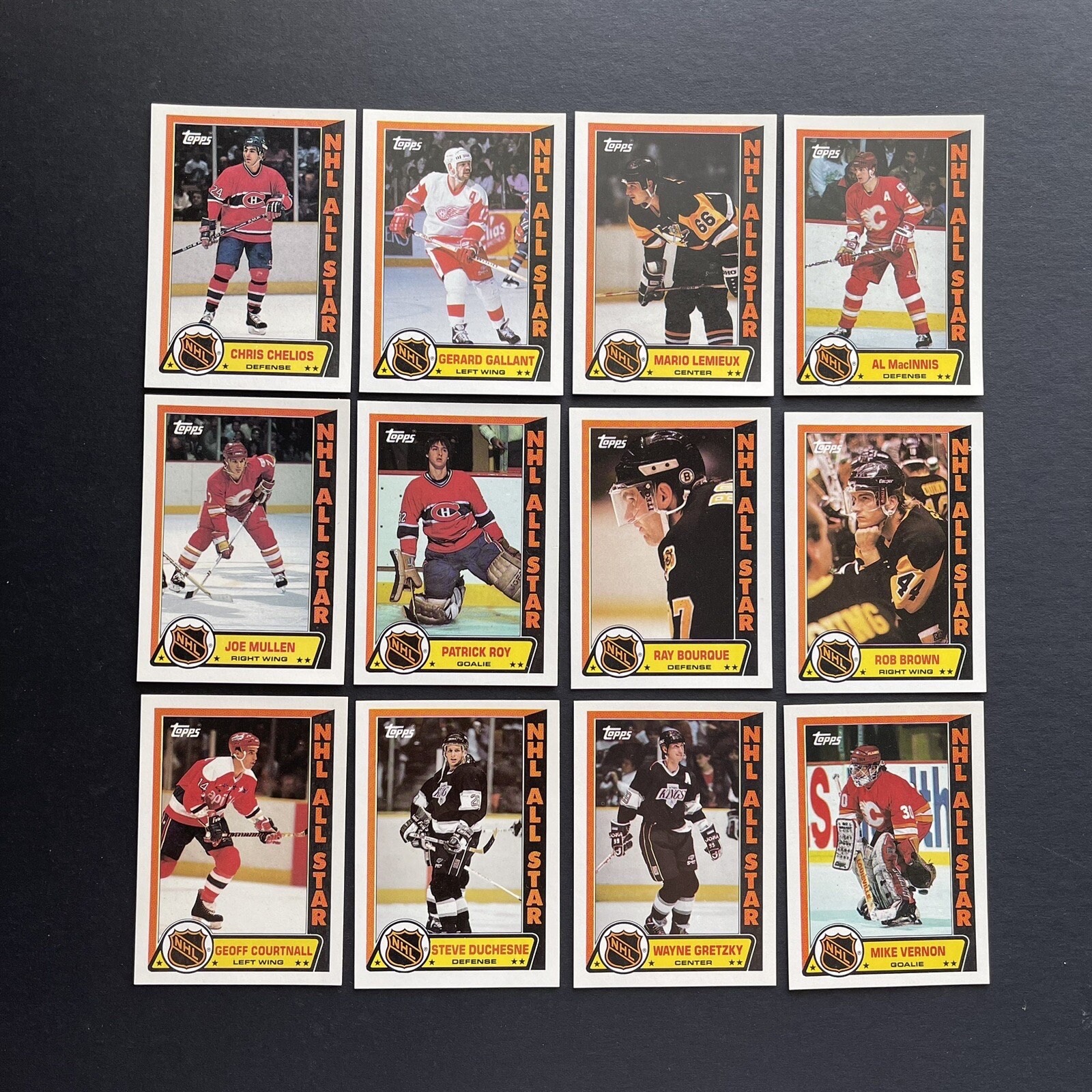 1989 Topps  NHL All Star Complete  Set All Stars & 21 Teams