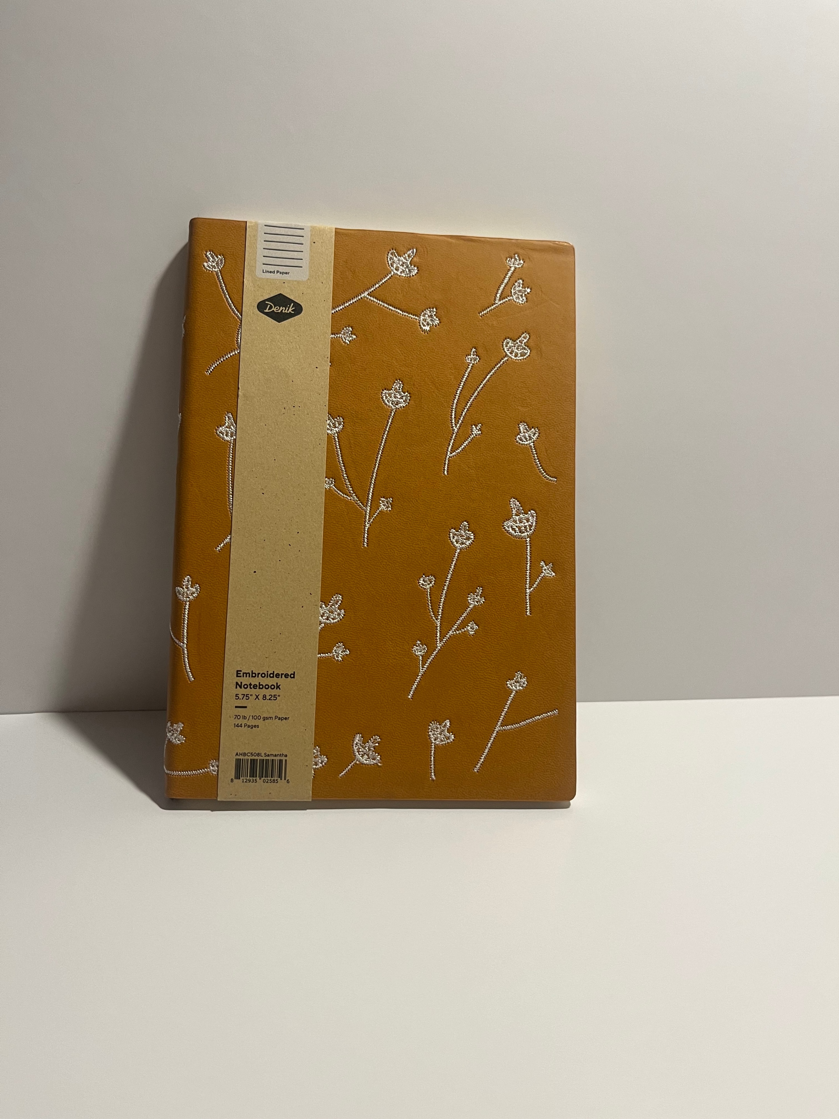 Embroidered Notebook