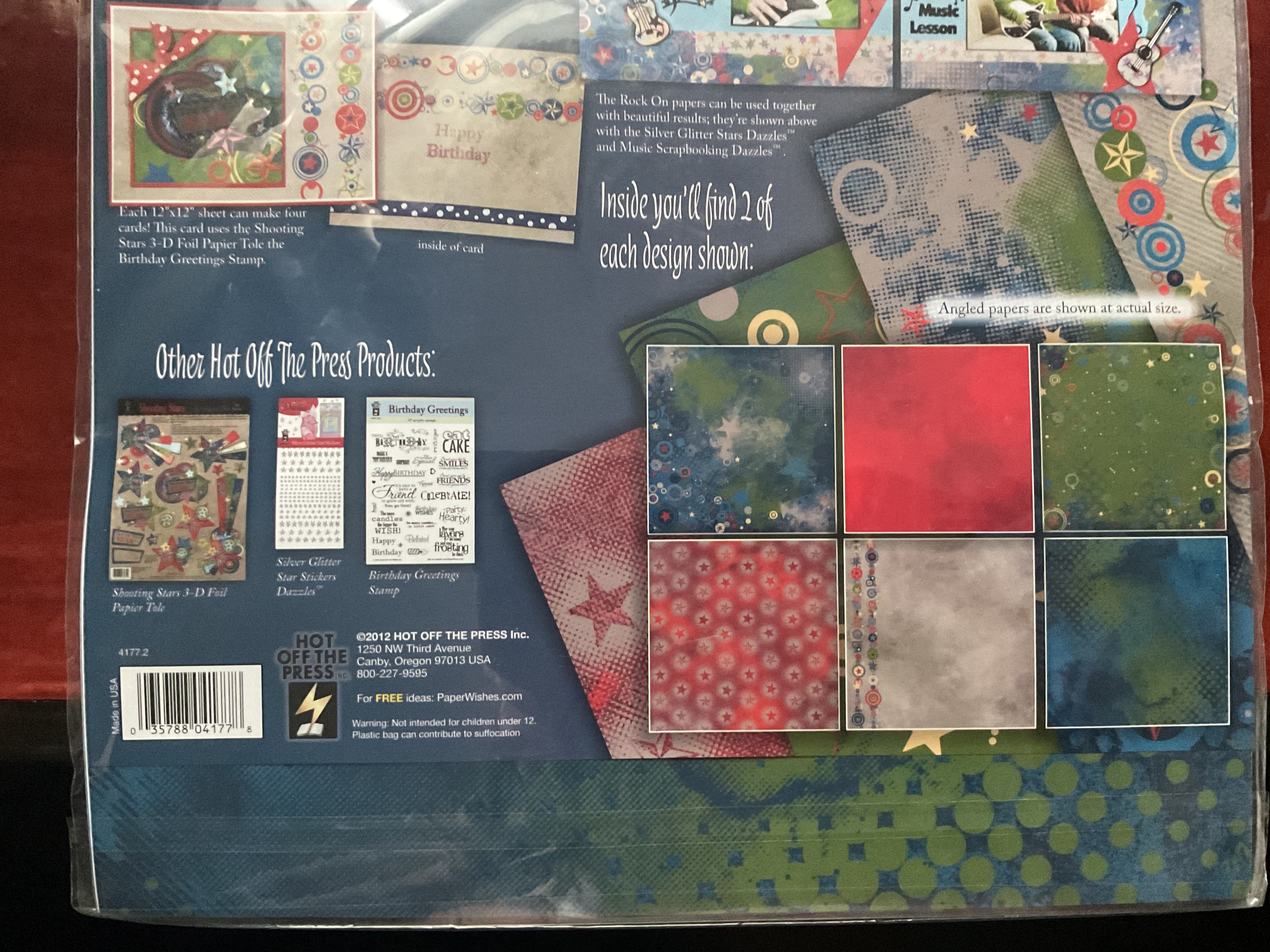 Hot Off The Press Rock On Paper Pack - photo 5