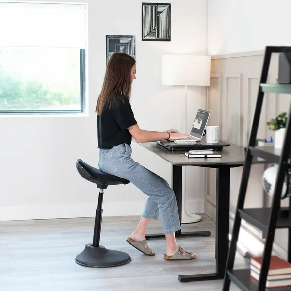 New VIVO Black Height Adjustable Standing Desk Converter - photo 4