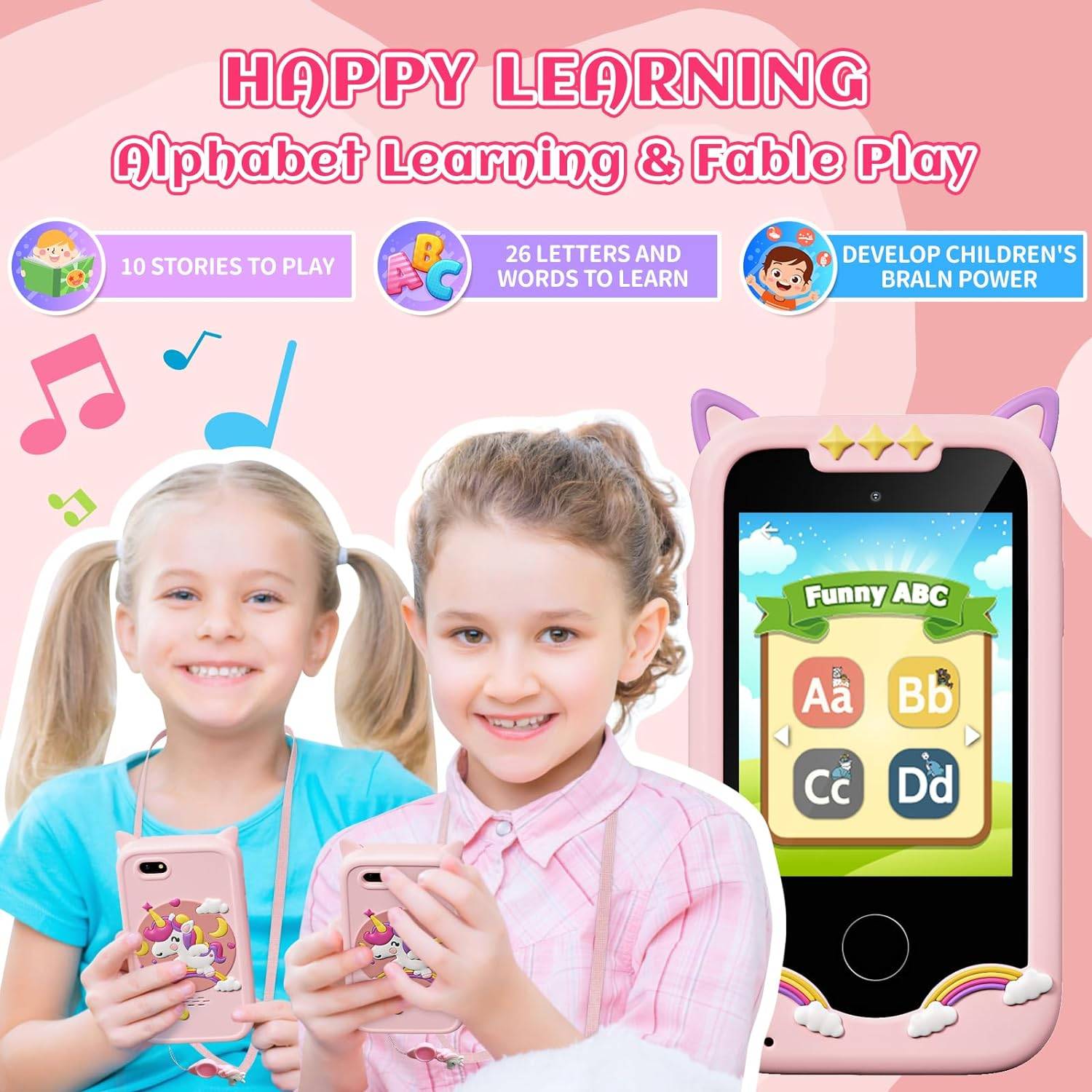 Kids Toy Phone - Pink Unicorn Case - photo 3