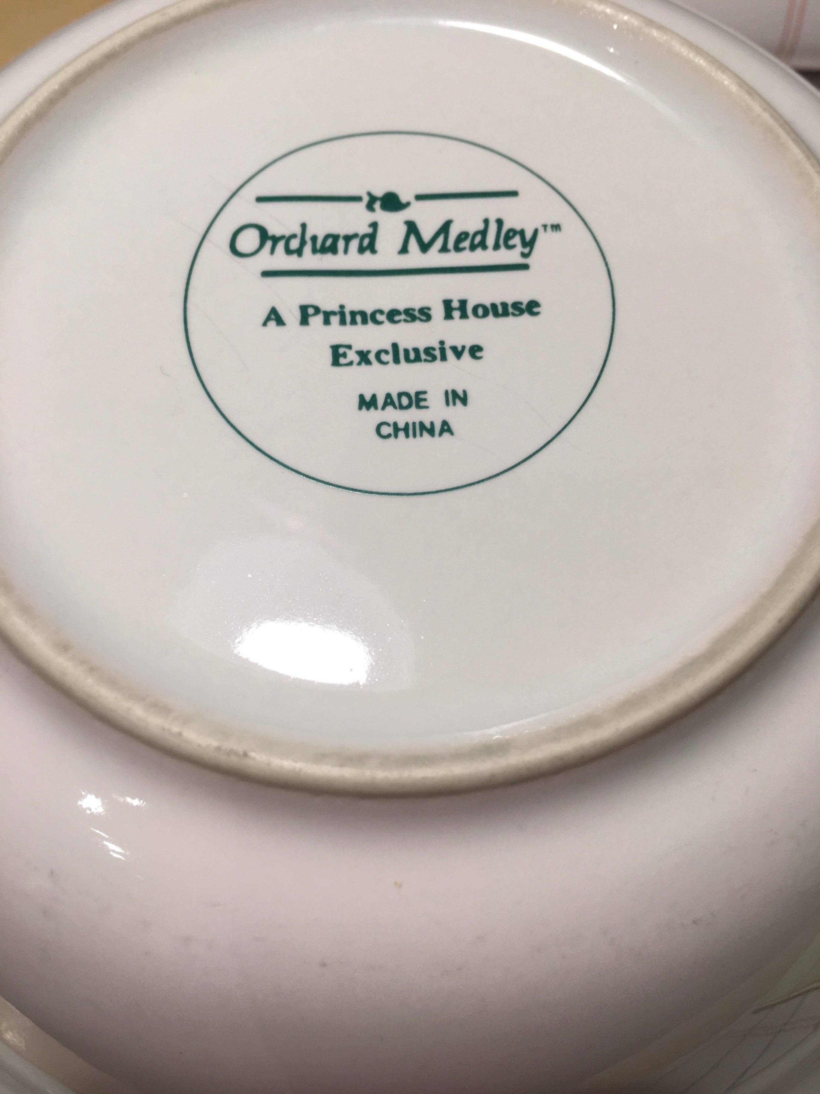 Princess House Orchard Medley Dinnerware 13 pc Set - photo 3