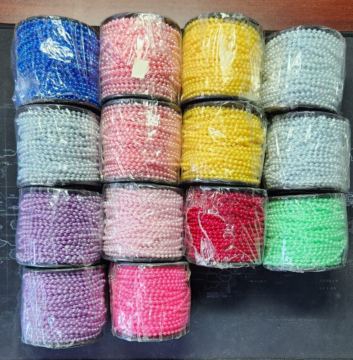 Acrylic beaded string
