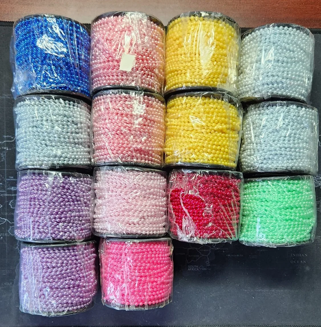 Acrylic beaded string