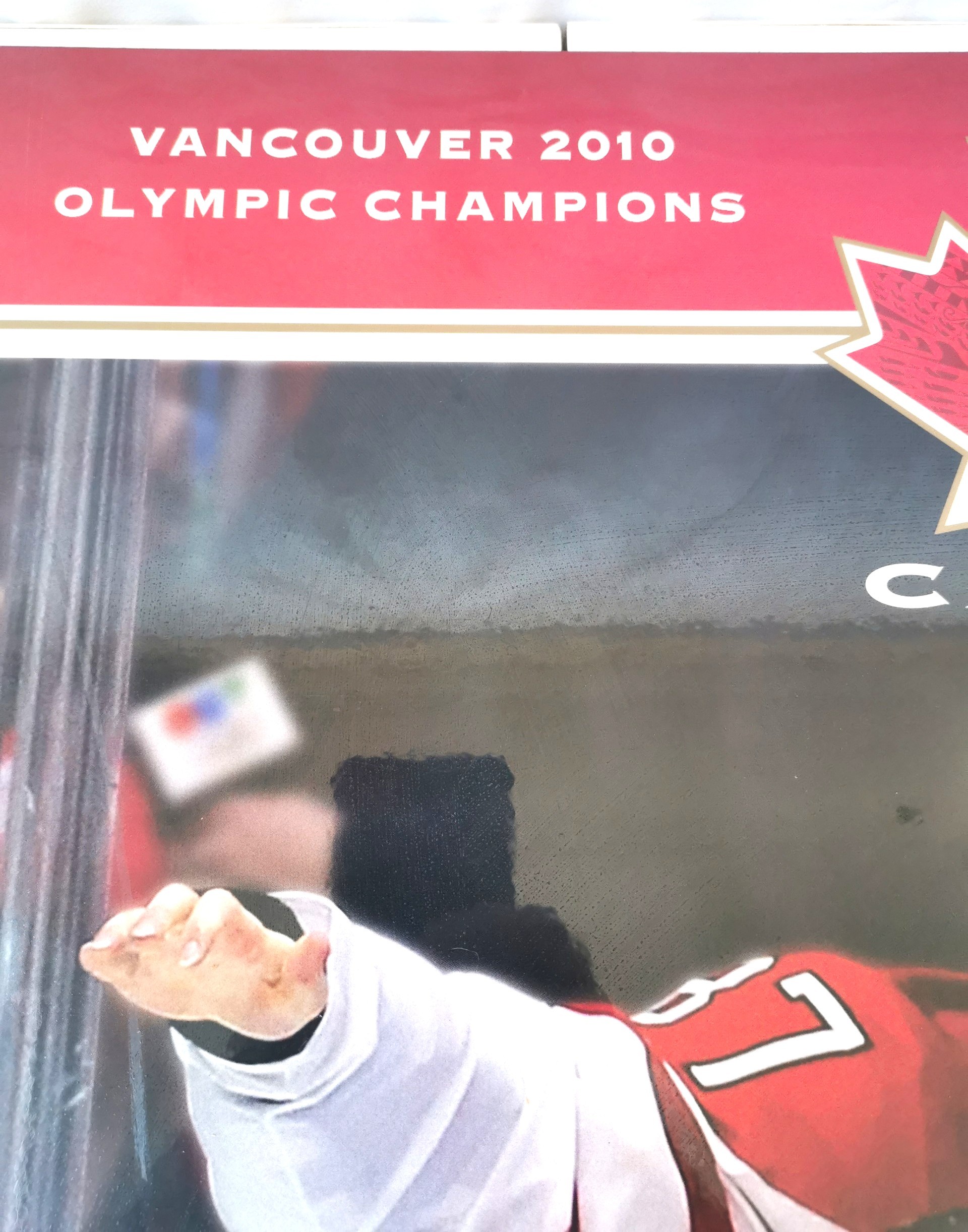 Golden Goal Team Canada 2010 Plaque Hardback .25 inch thick. - photo 2