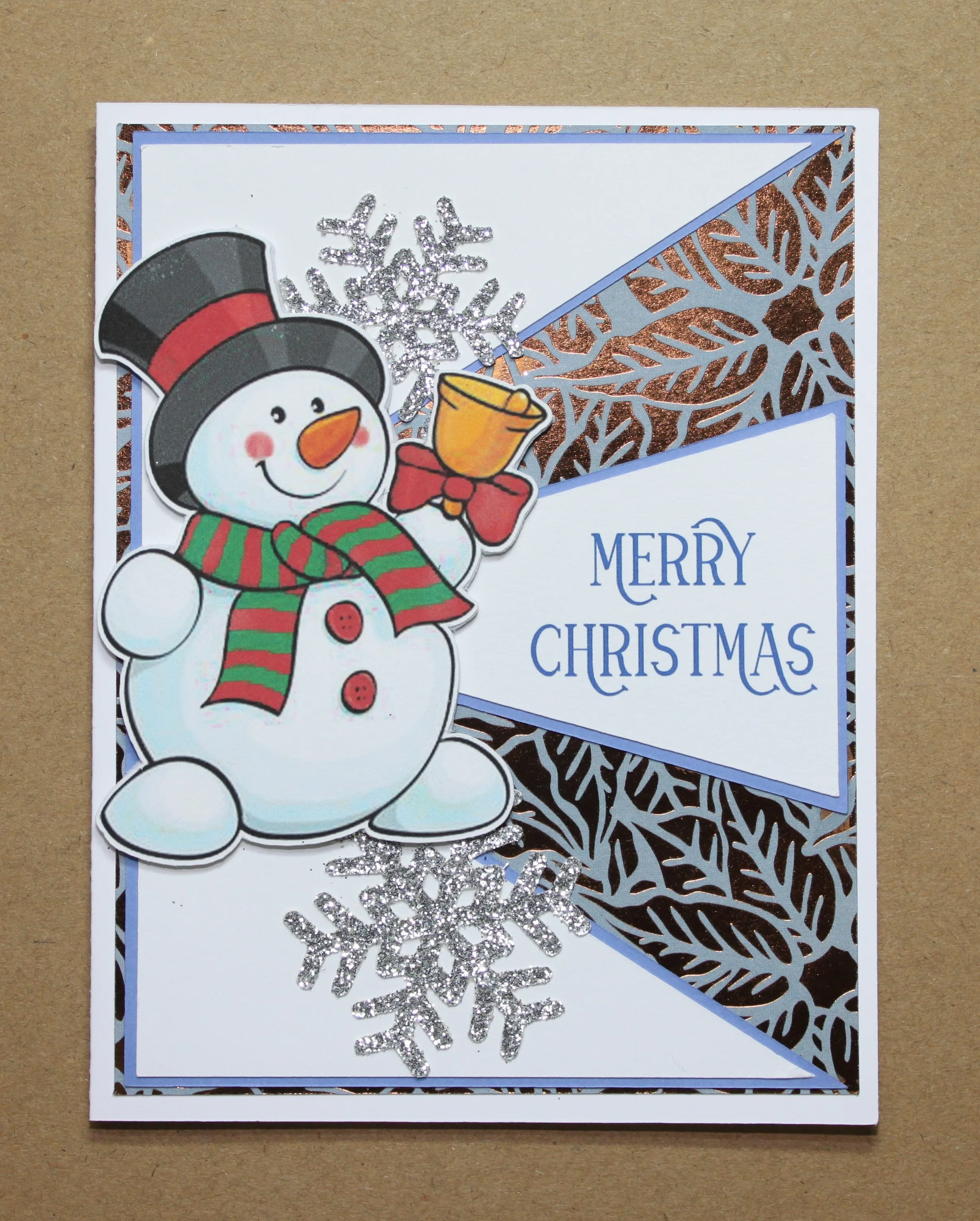 Christmas card - handmade - triangle framed image indicator(2)