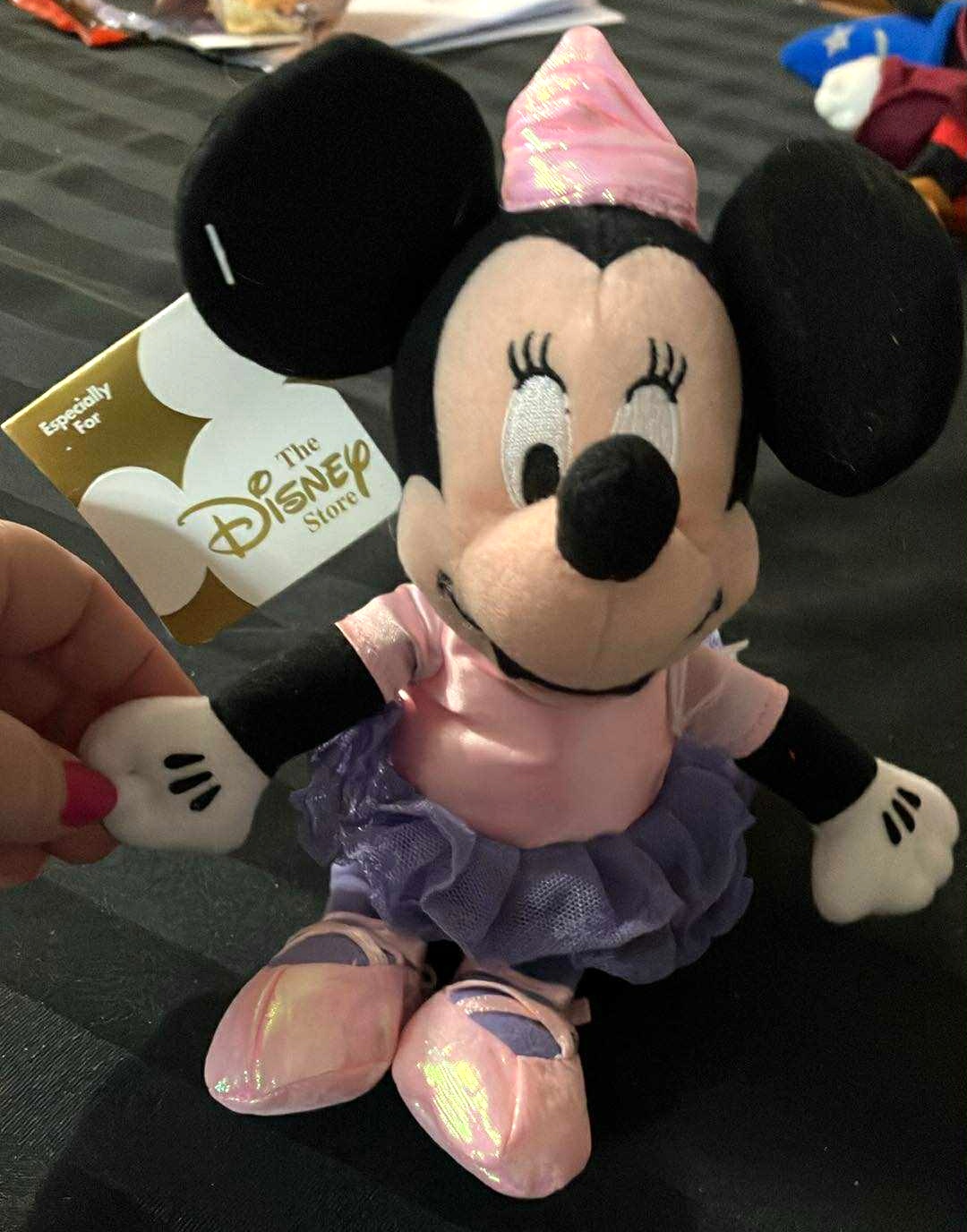 Disney Store Minnie Mouse Ballerina Plush - 8 Inches