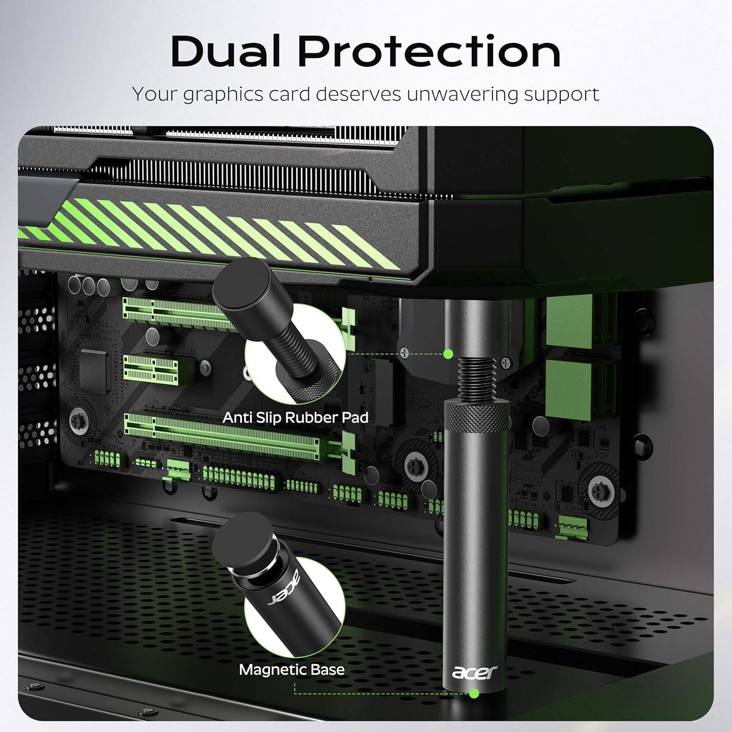 Acer Graphics Card Sag Bracket - (L, 70-120mm) - photo 3