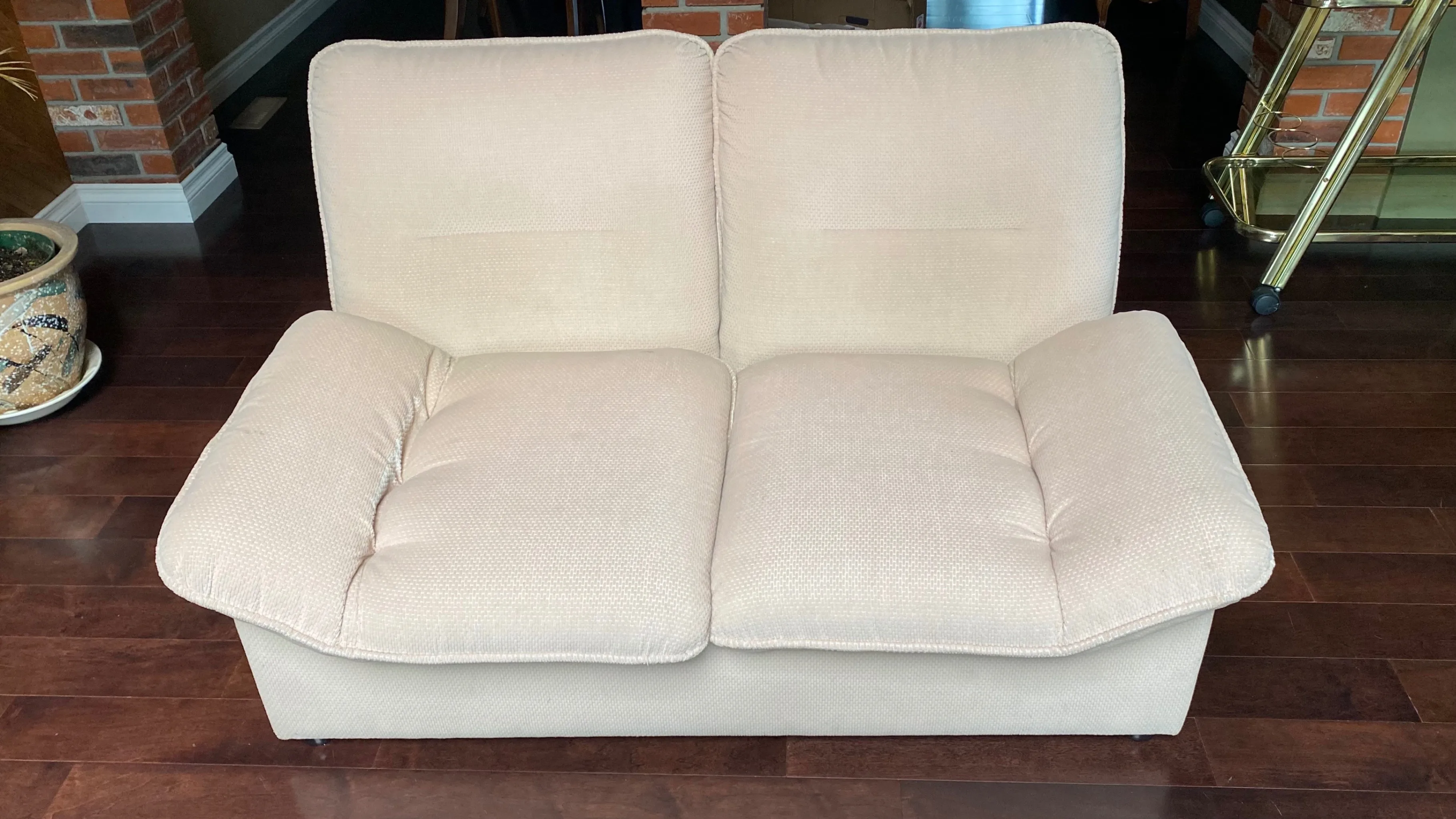 2 Loveseat Sofa - Beige $150 each