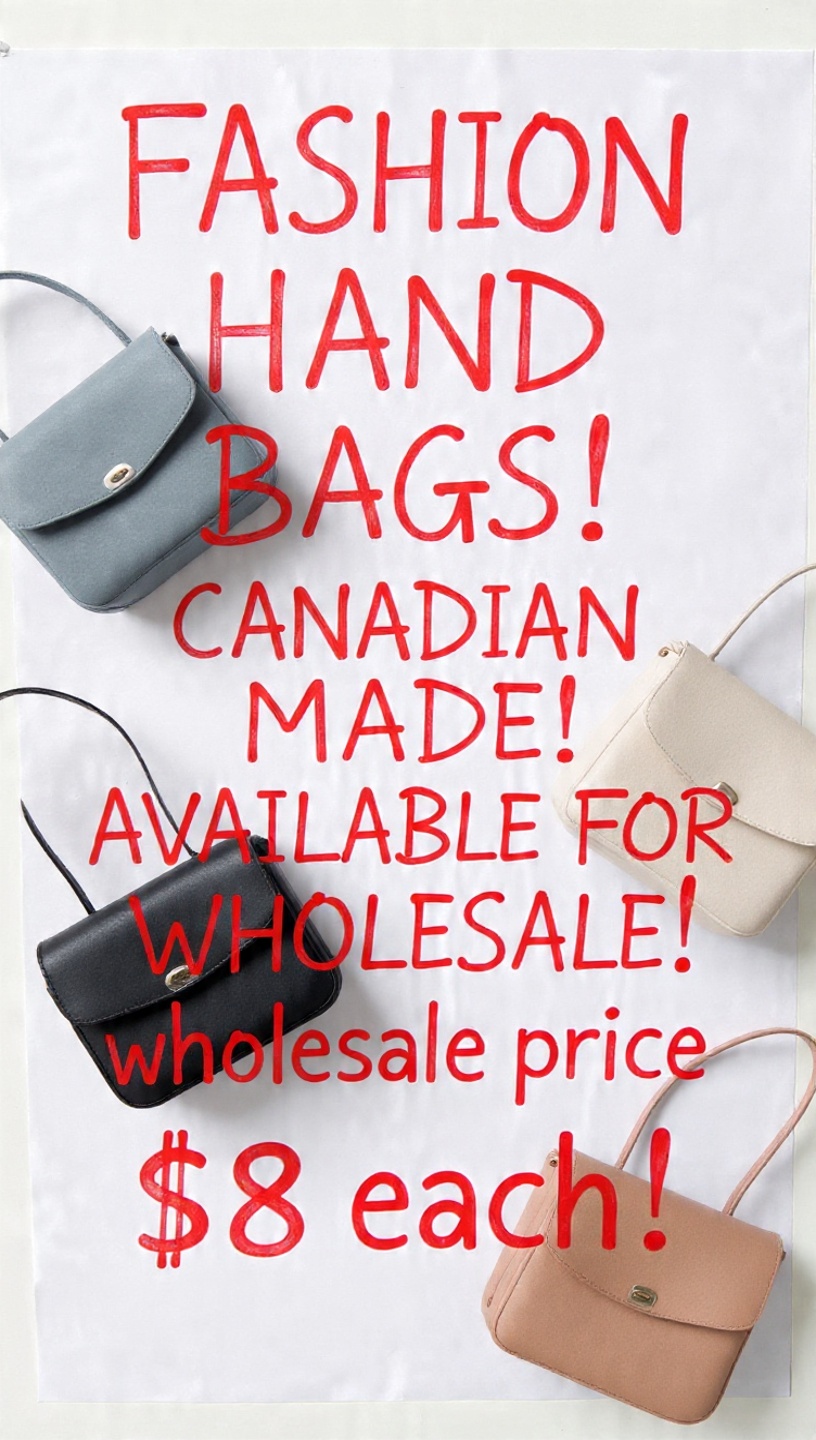 Wholesale Fashion HandBags Canadian made - photo 2