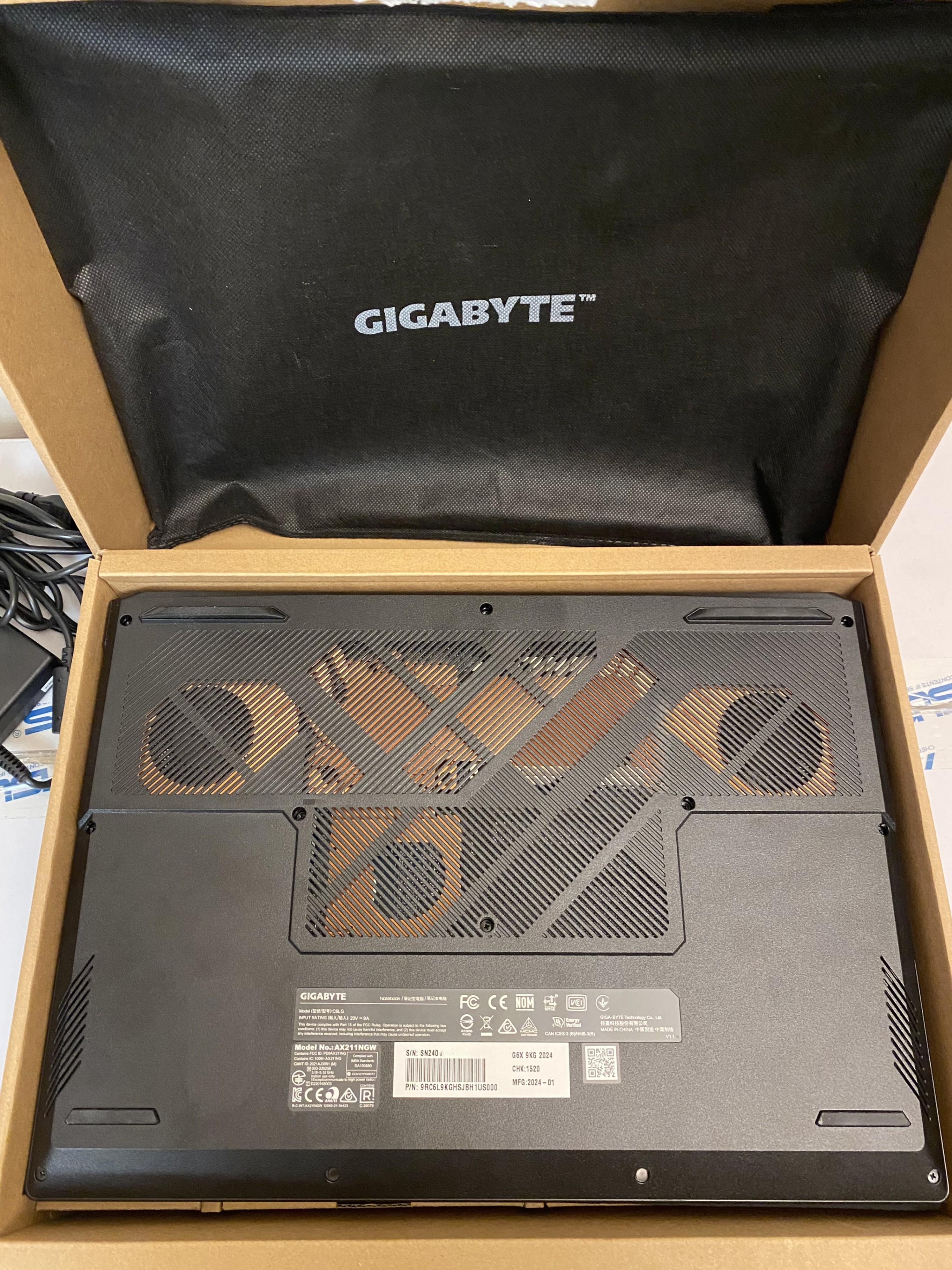 NEW Gigabyte G6X RTX 4060 32GB Laptop 16" Intel i7-13650HX - photo 2