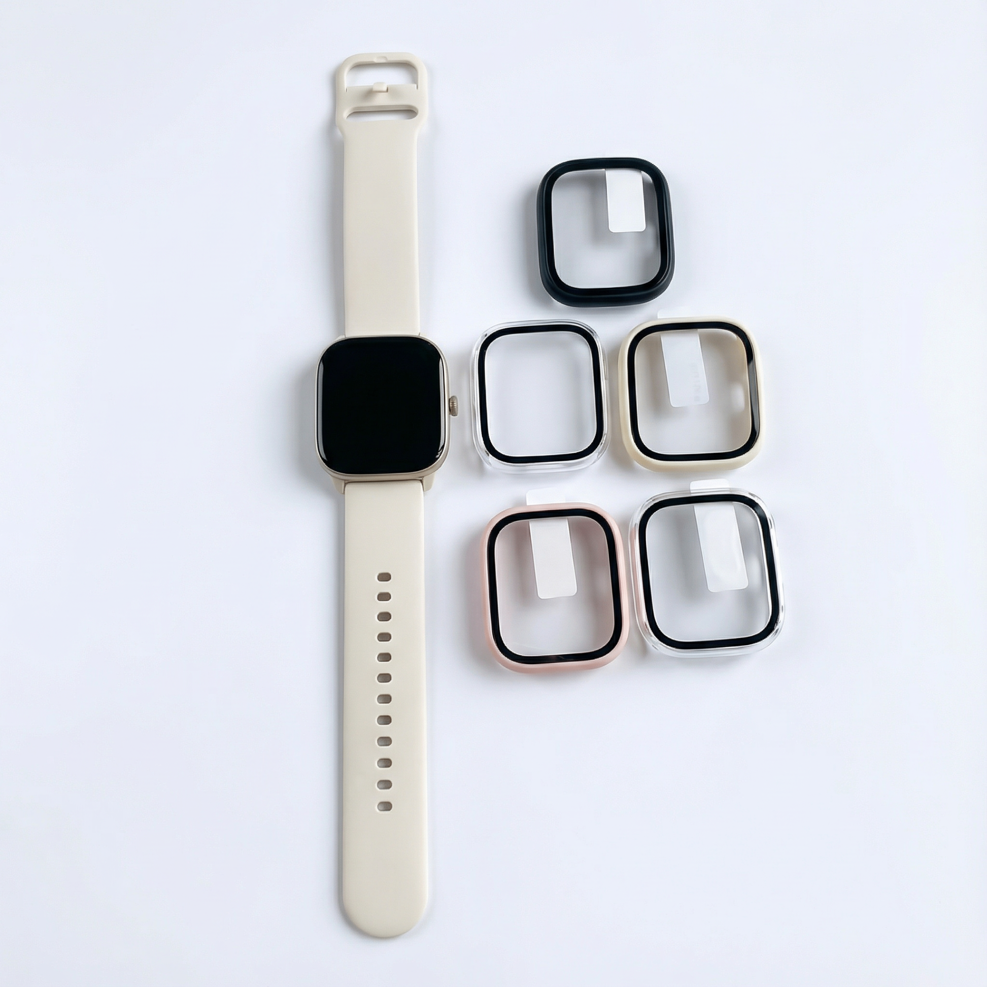 Amazfit GTS 4 Mini Smartwatch + Straps + Cases #gifting