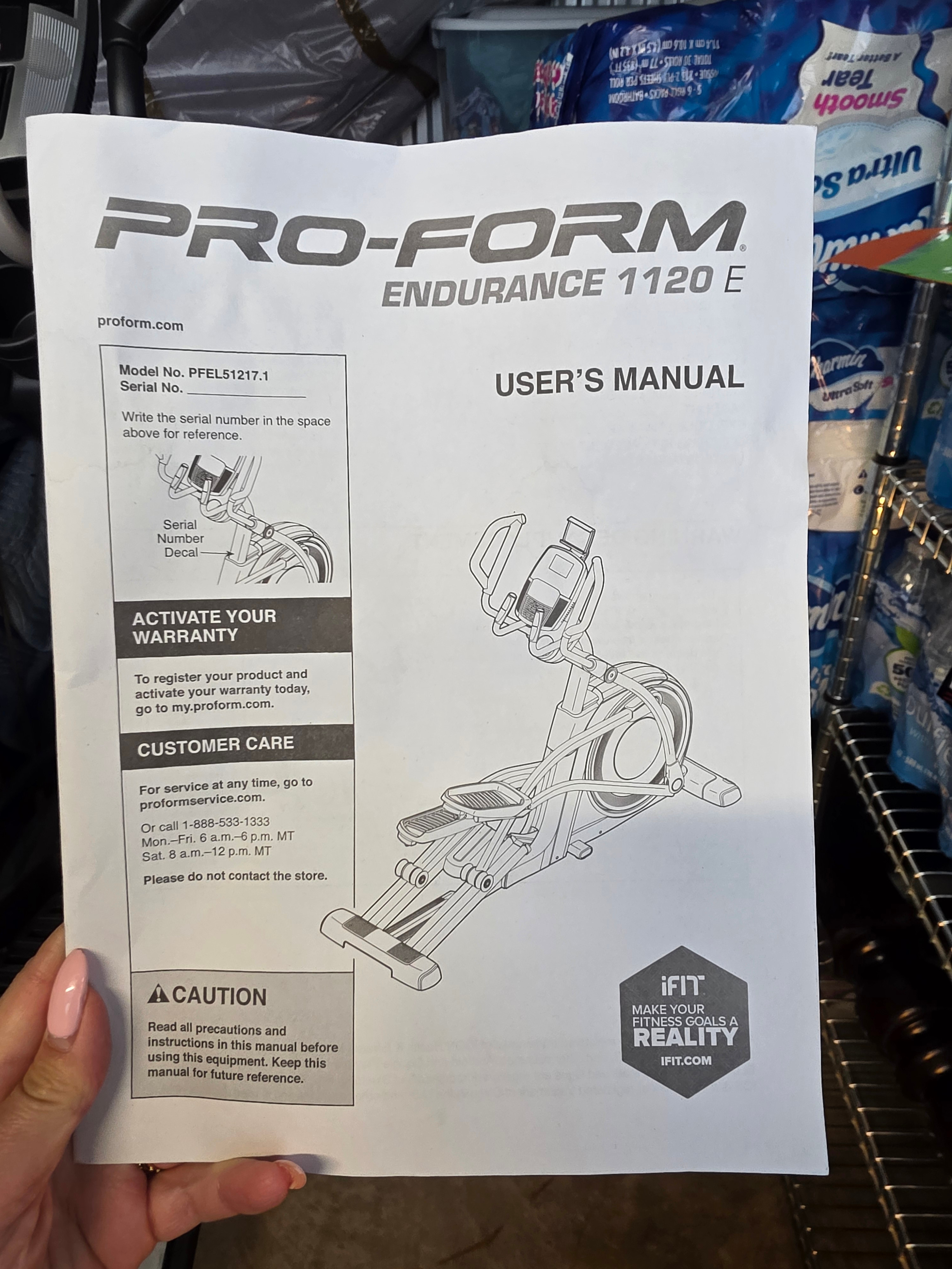 Pro form Elliptical Machine - Endurance 1120 E - photo 2