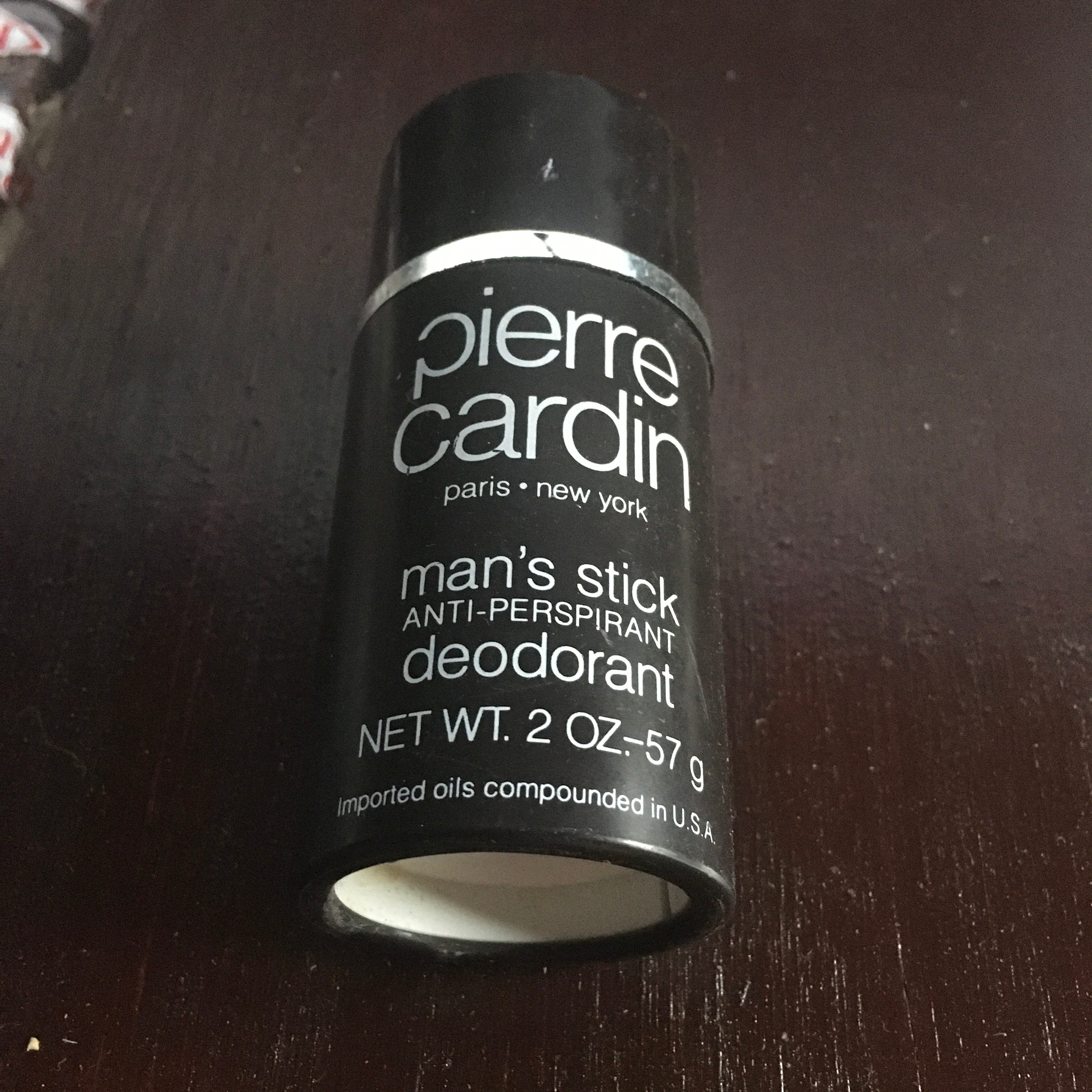 Pierre Cardin Man's Stick Deodorant - 2 oz