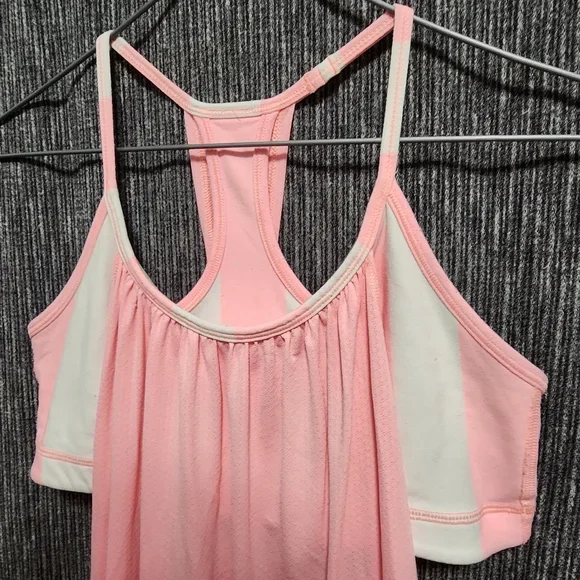 Lululemon Pink & White Tank Top - Size 6 - photo 2