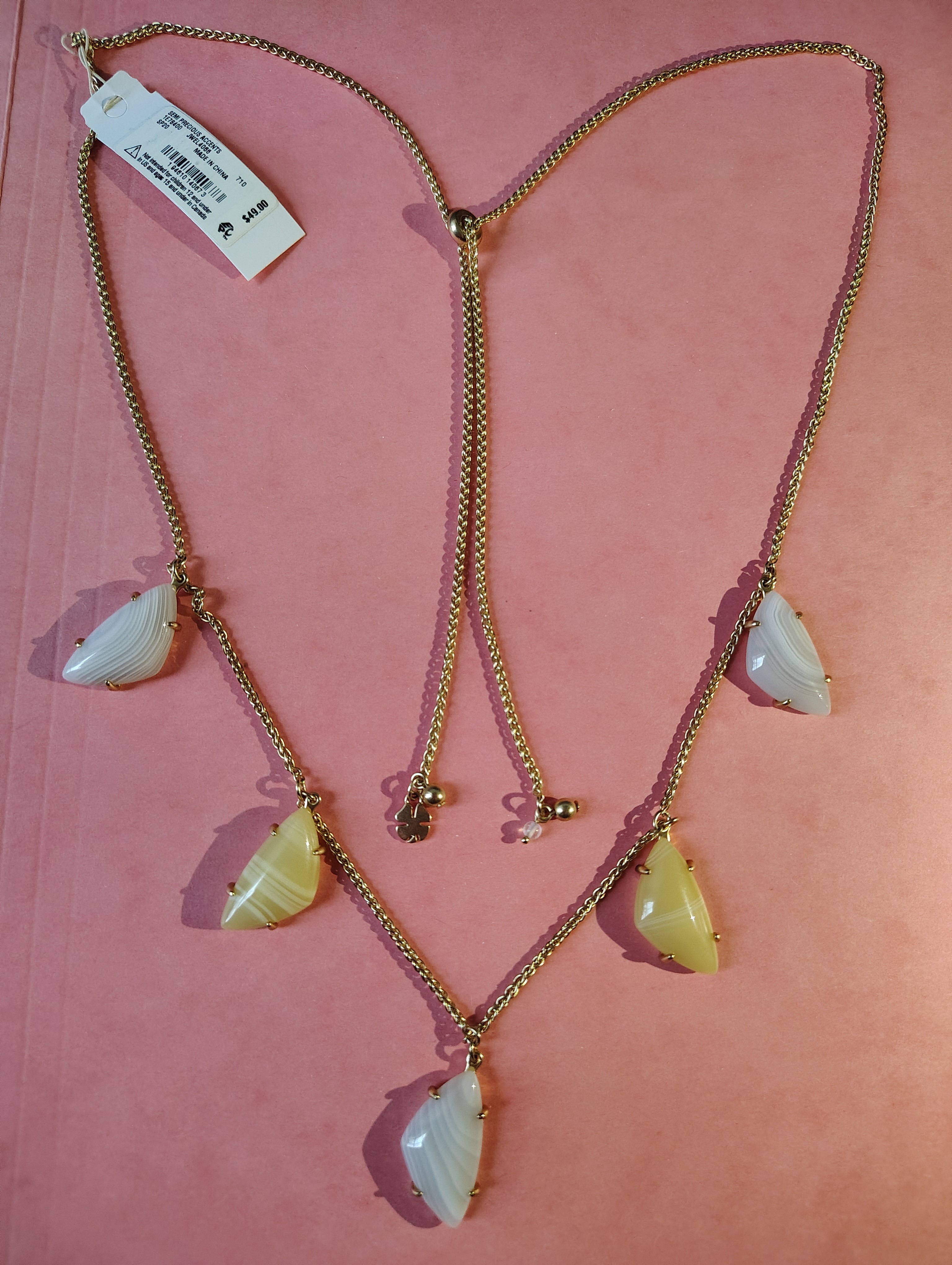 NEW NECKLACE- Lucky Brand (Macy's US price tag, Sale) - photo 3
