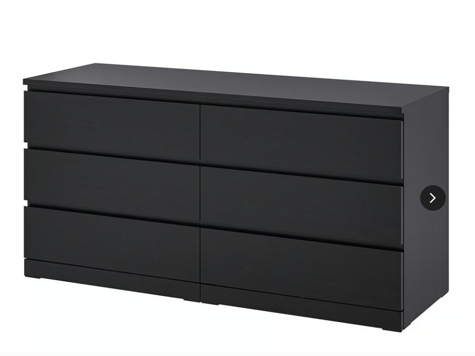 Ikea Drawer MALM 160x78 black-brown - photo 4