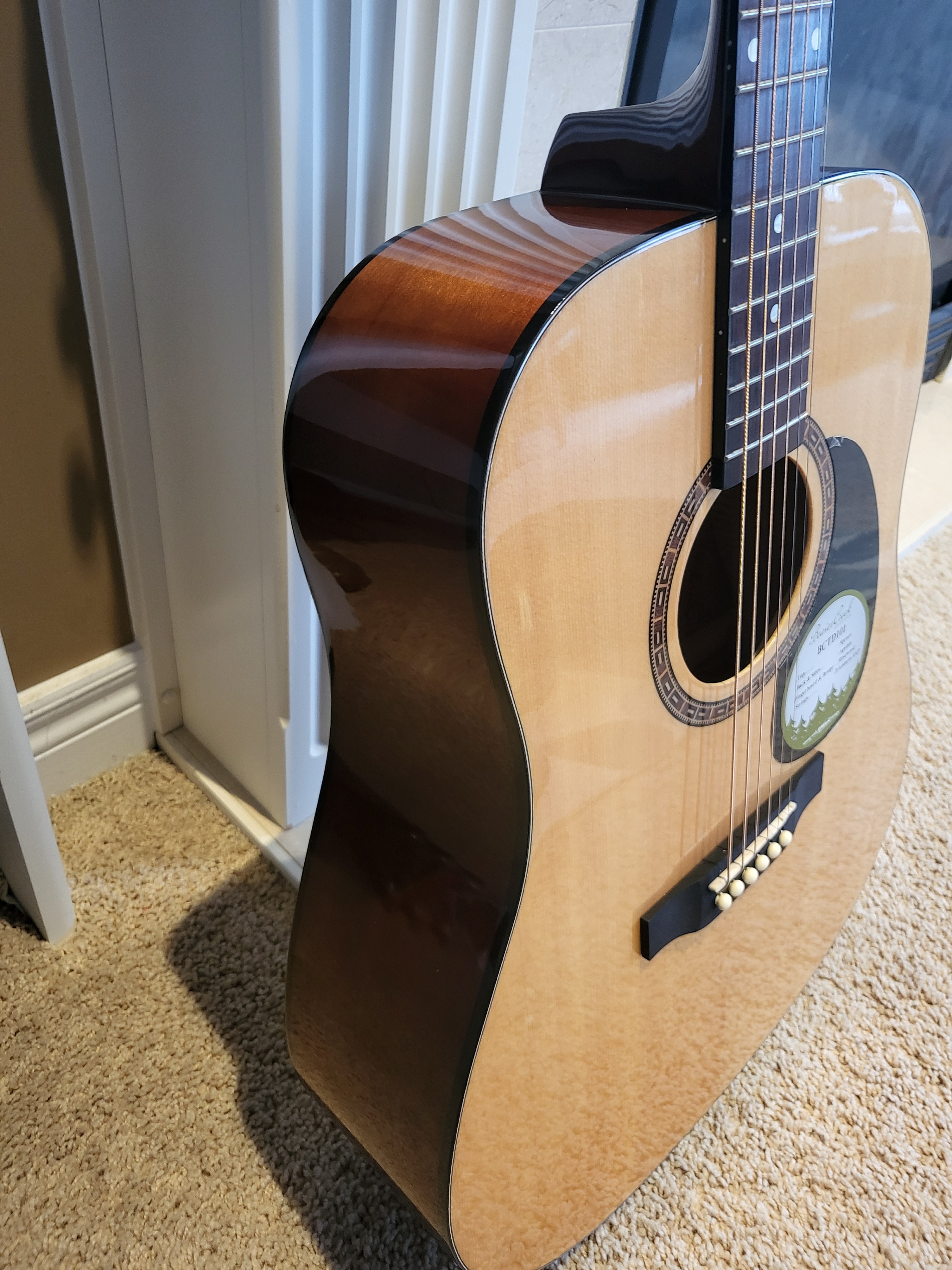 Beaver Creek BCTD101 Beginner Acoustic Guitar Brand new - photo 5