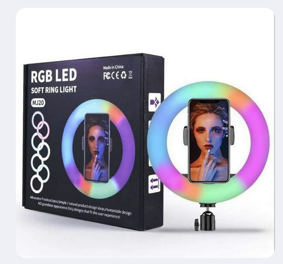 MJ26 RGB LED Soft Ring Light – USB Powered Fill Light