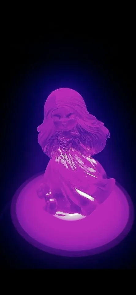 Linda in the Light. Handmade Night Light. image indicator(2)