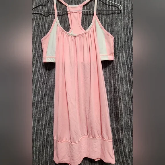 Lululemon Pink & White Tank Top - Size 6