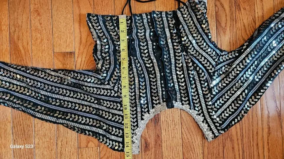 Sequin Embellished Lehenga Set image indicator(2)