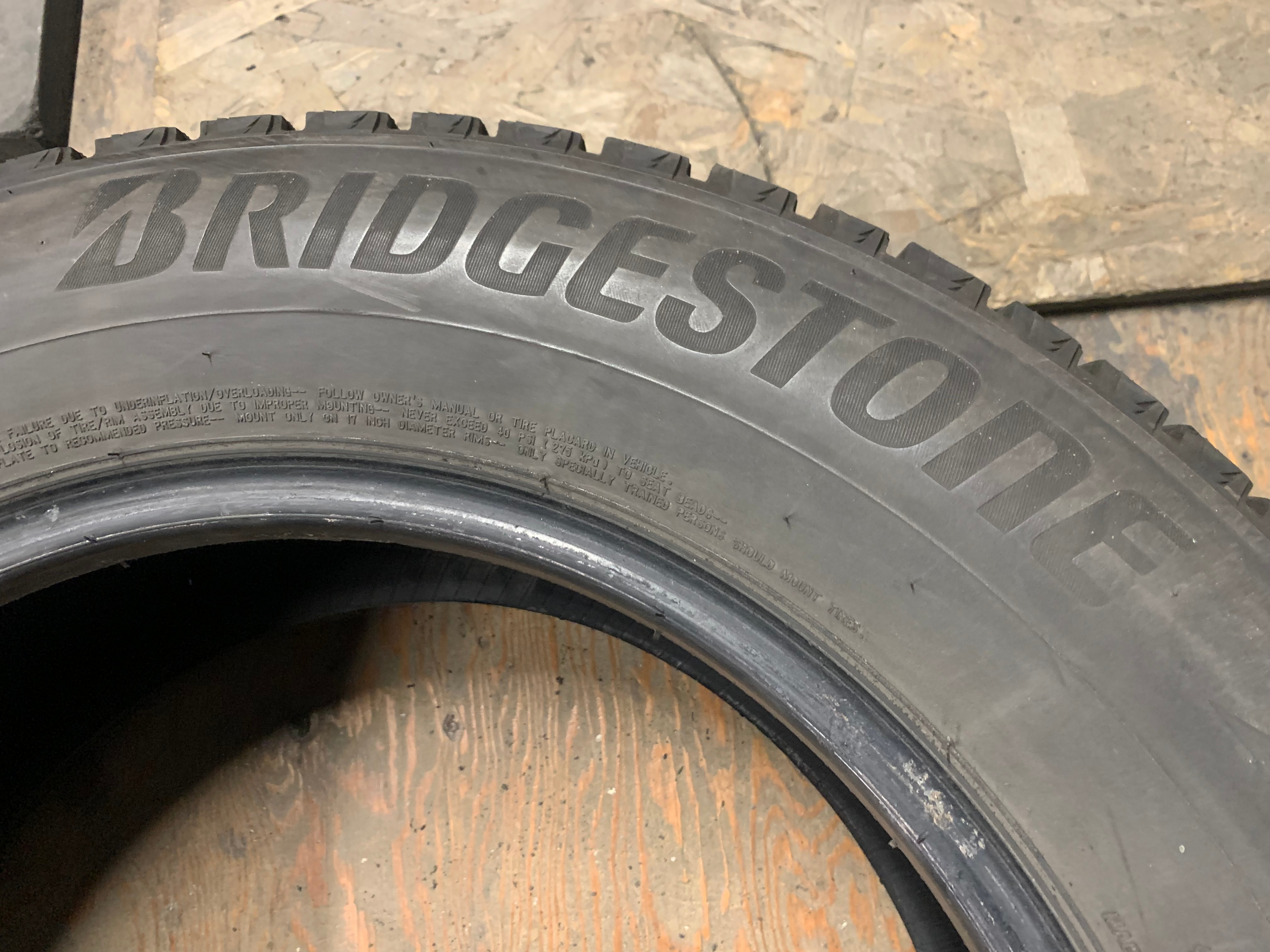 SET of 225/65/17 M+S 102H Bridgestone Blizzak WS90 good tread - photo 5