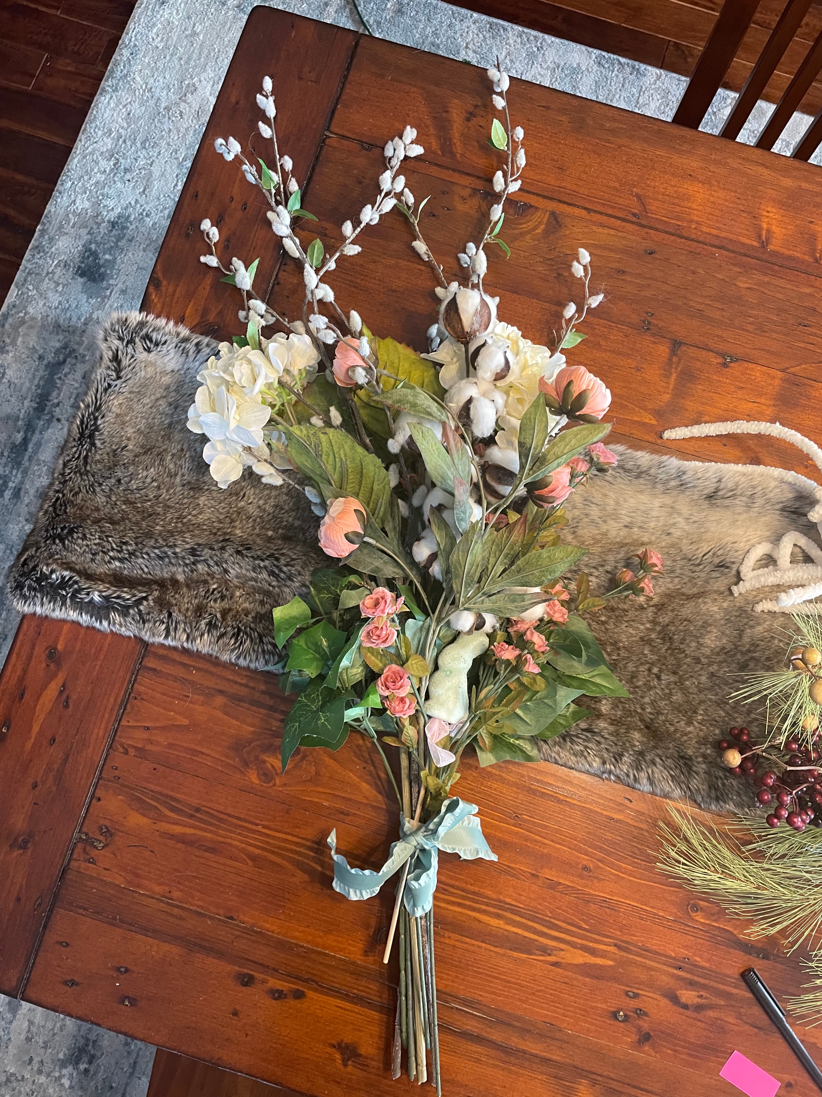Spring Easter Flower Arrangement or Centrepiece