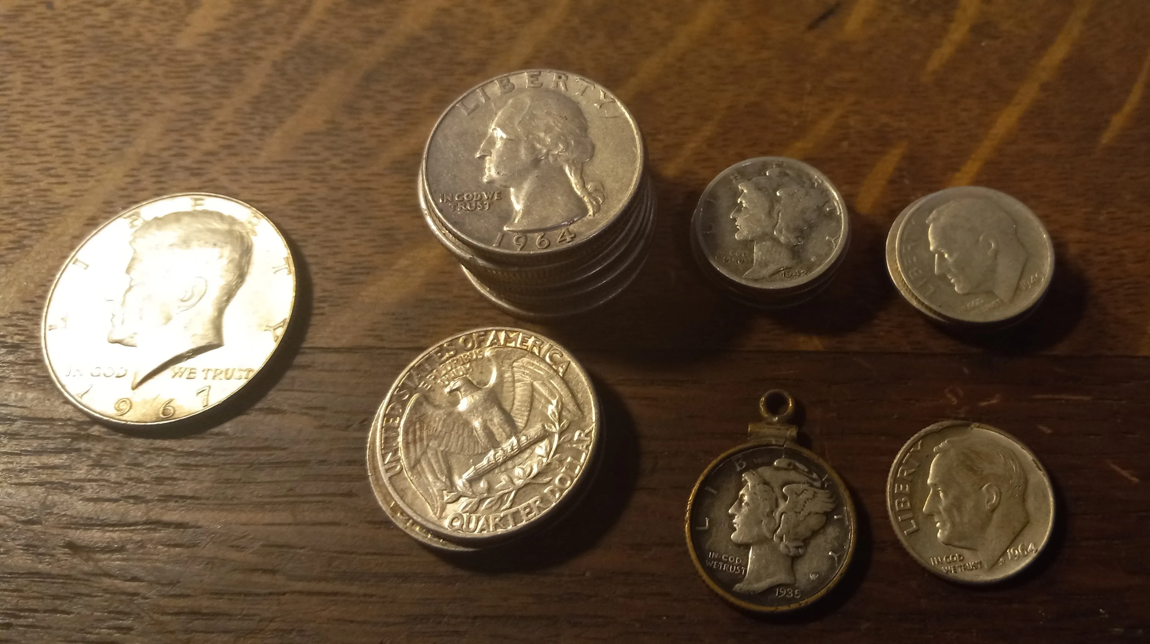 Misc US silver coins + bonus