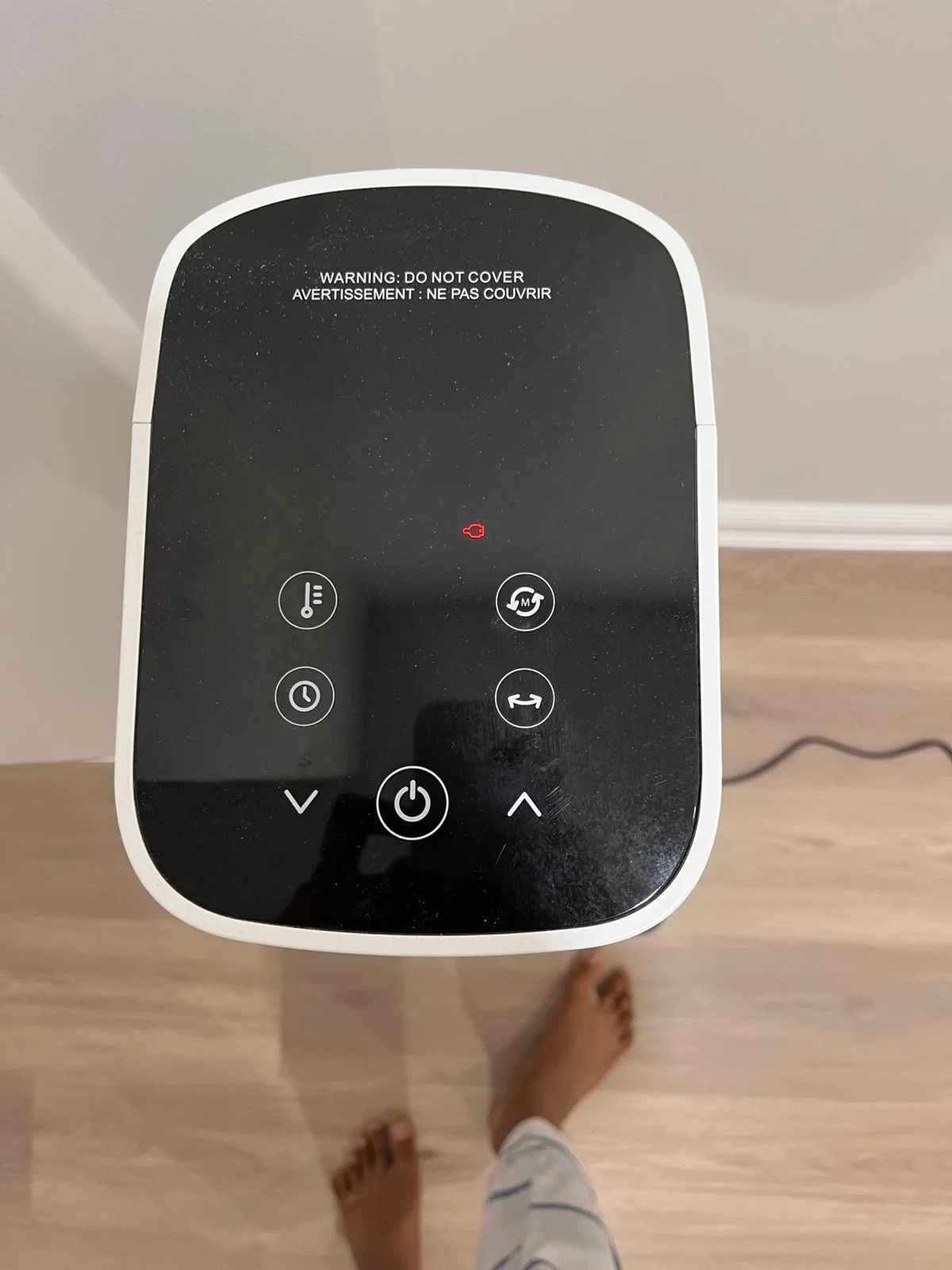 NOMA 2-in-1 Tower Fan & Heater, 38-in - Excellent Condition image indicator(2)