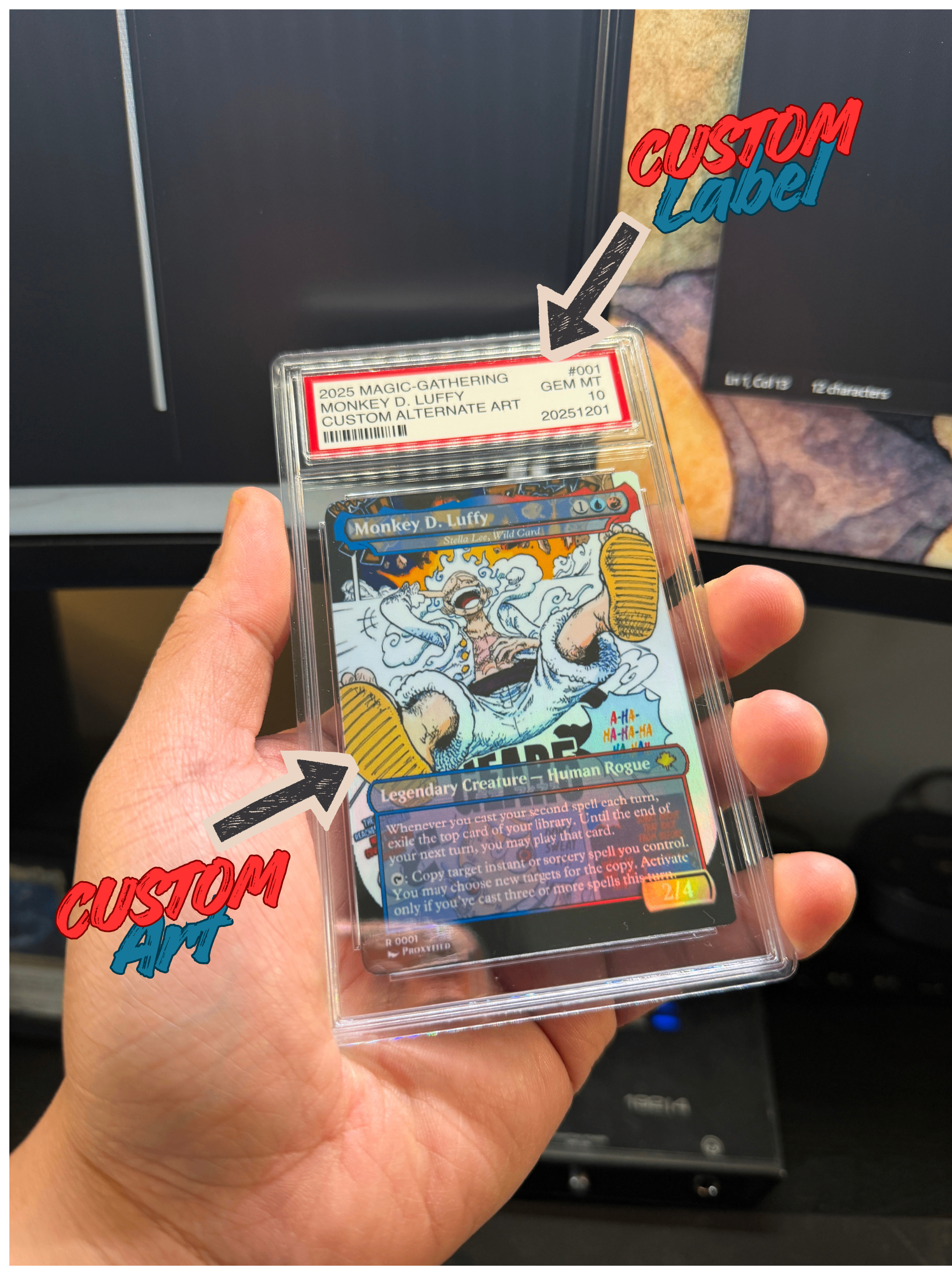 Personalized Pokémon/MTG Card Slabs – Holiday Special!
